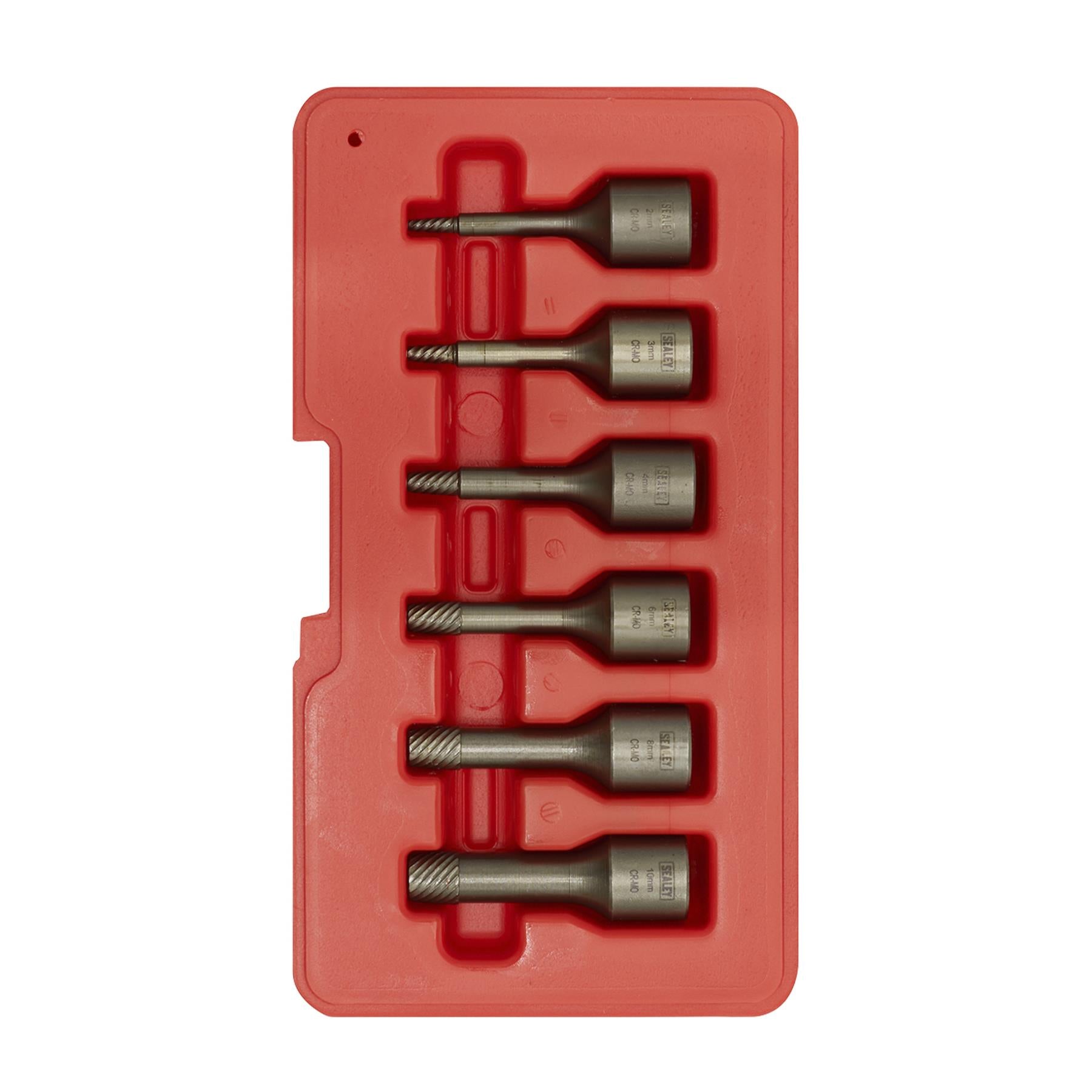 Sealey Screw Extractor Set 6pc 3/8"Sq Drive