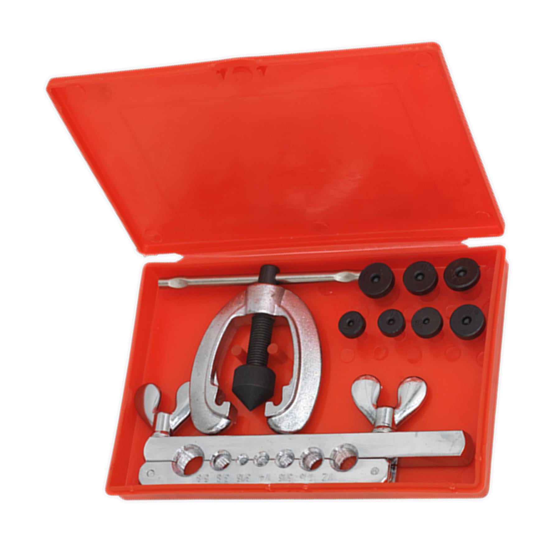 Sealey 9 Piece Brake Pipe Flaring Kit Fuel Repair Tool Set 3/16"-5/8" Dies AK505