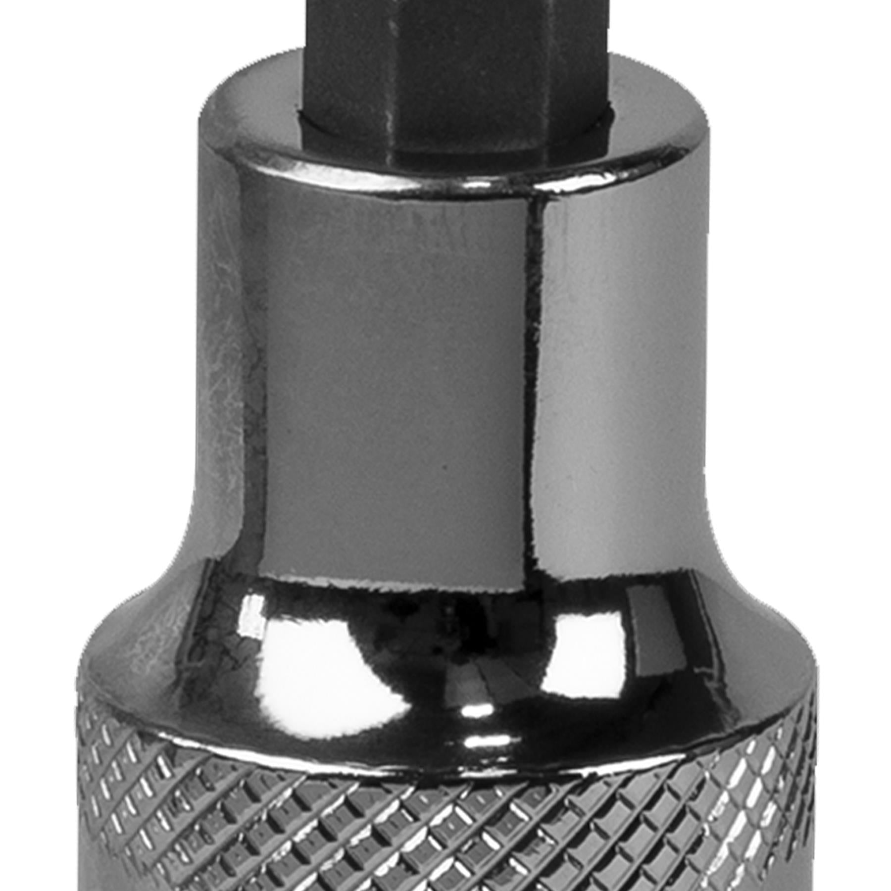 Sealey Spline Socket Bit M8 1/2"Sq Drive Chrome Vanadium steel