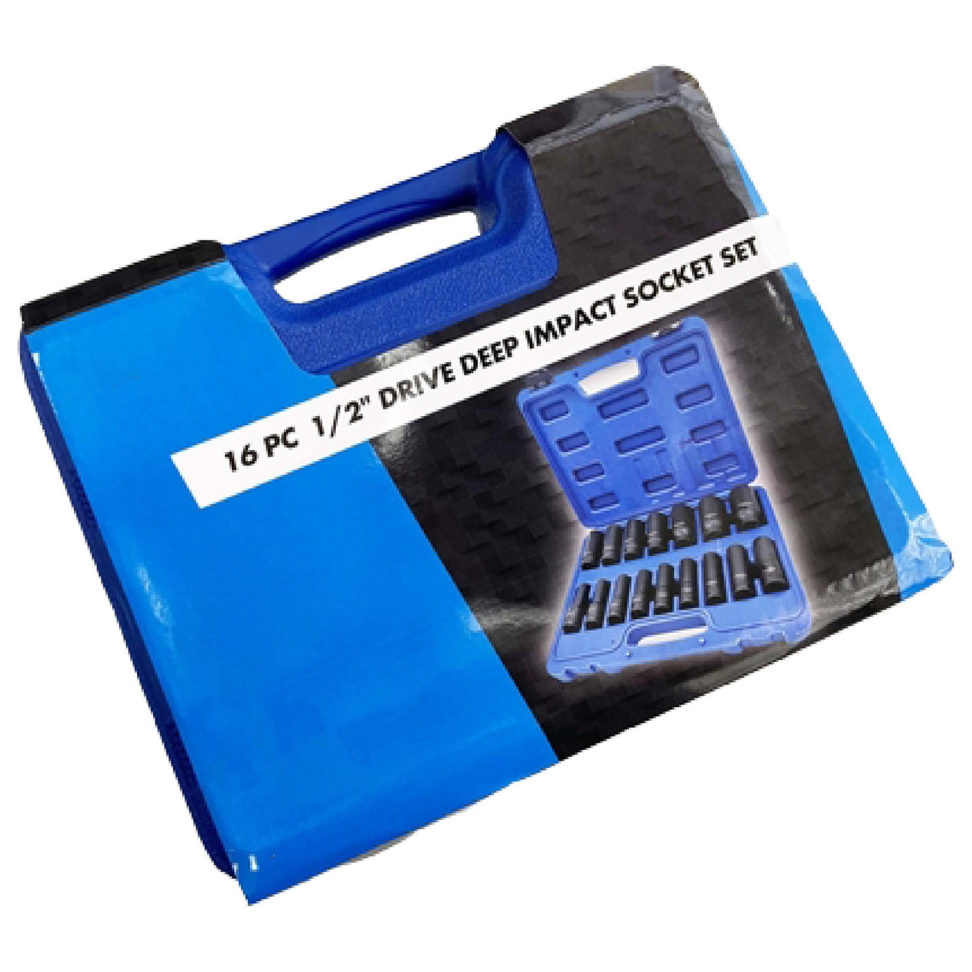 Deep Impact Socket Set 1/2" Drive Heavy Duty 16 Piece 10 - 32mm Metric