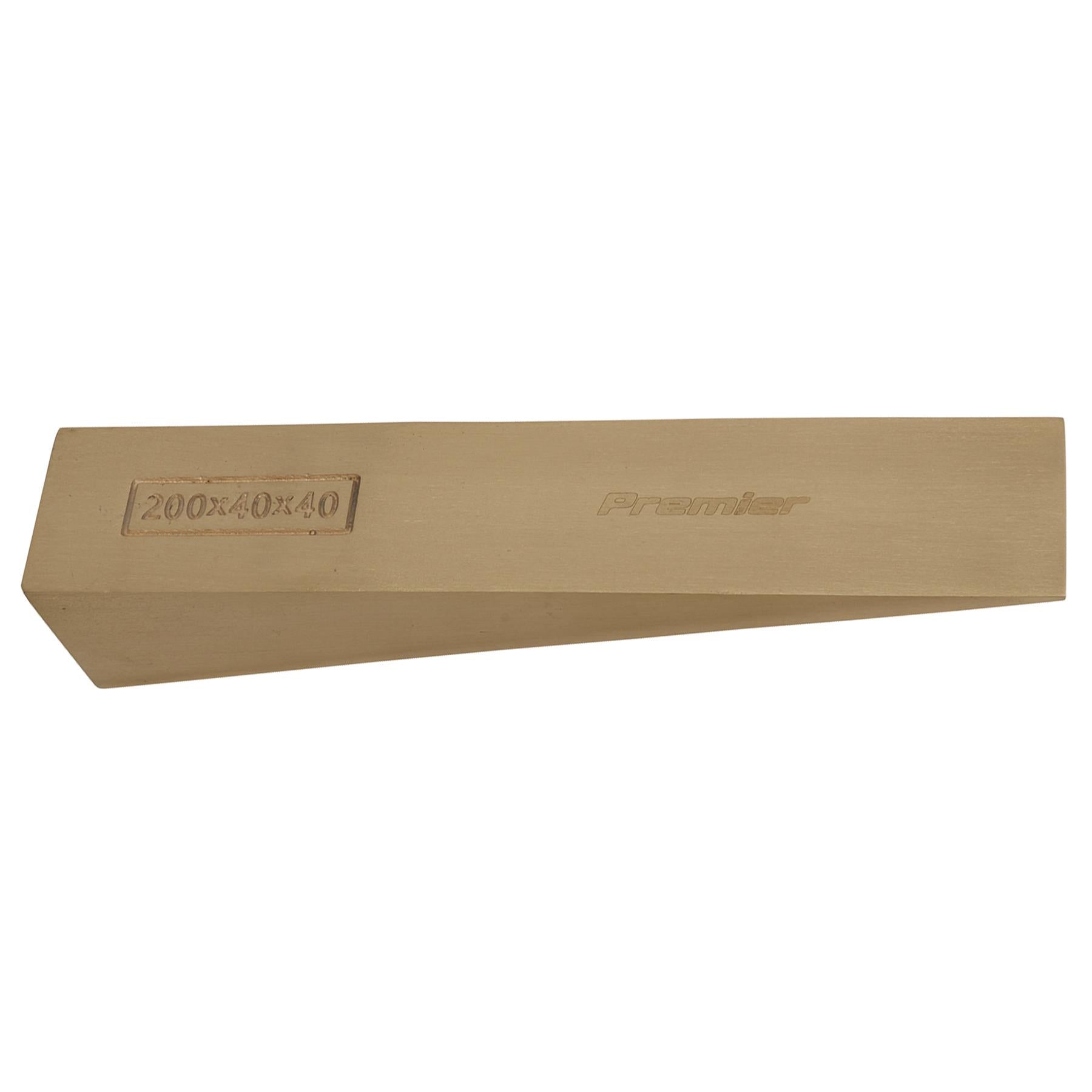 Sealey Wedge 200 x 40 x 40mm - Non-Sparking