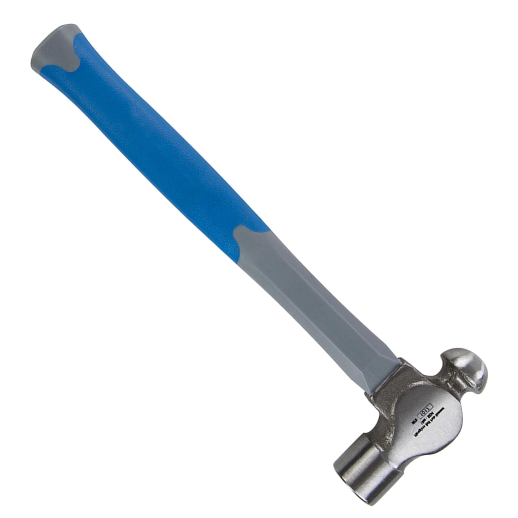 Fibreglass Ball Pein Hammer - 16Oz (454G) Garage Workshop High Grip DIY
