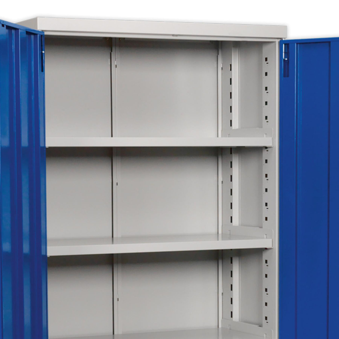 Sealey Industrial Cabinet 2 Drawer 3 Shelf 1800mm