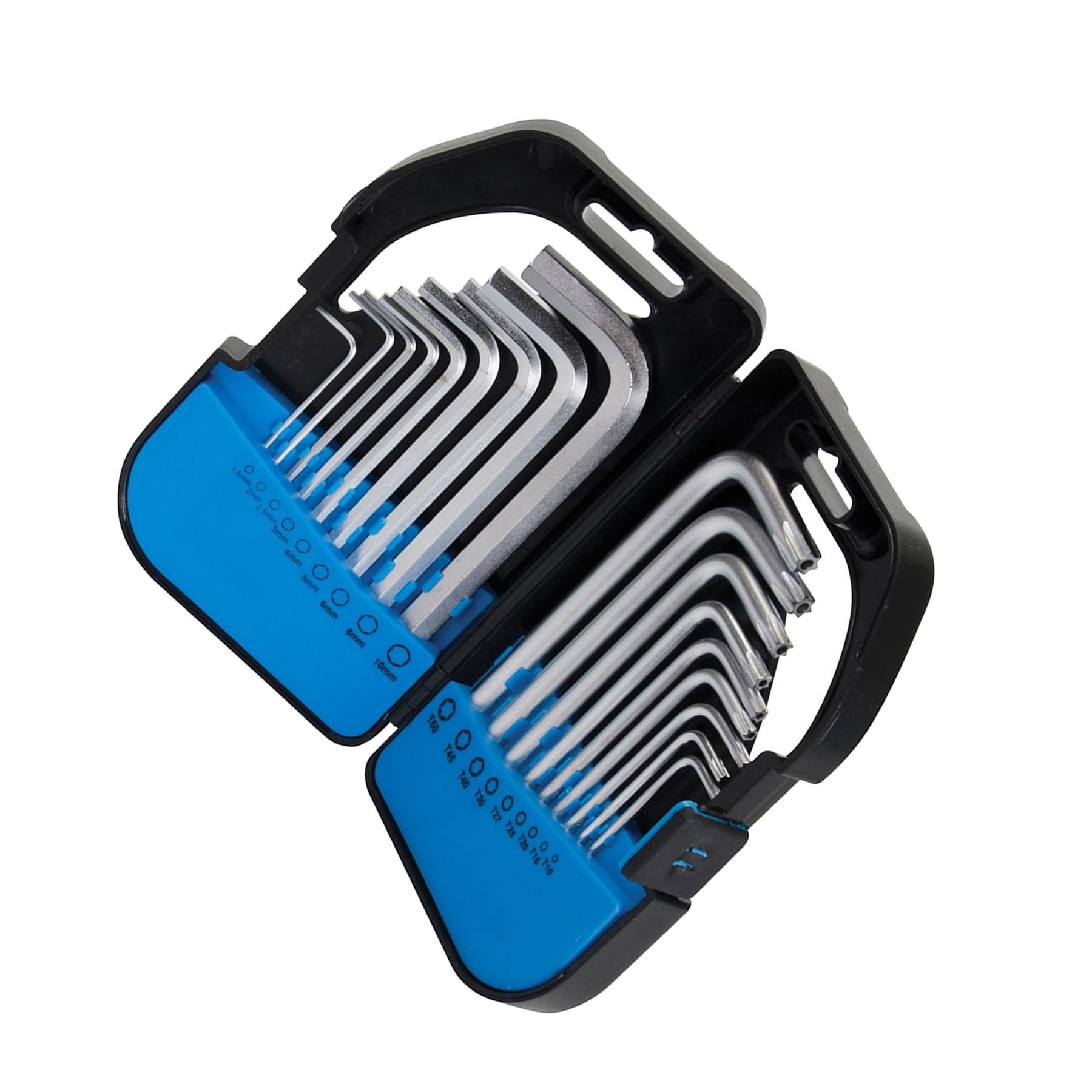 18Pce Hex/Torx Key Set Mechanical Engineering Garage Mechanic Automotive