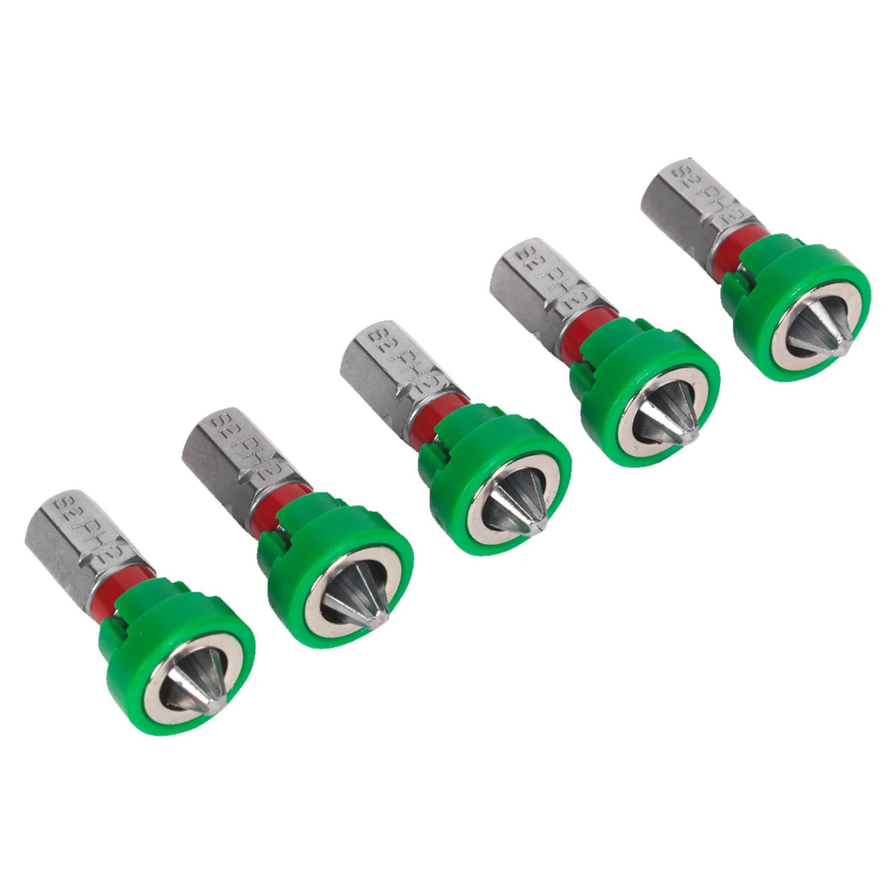 Sealey Power Tool Bit Phillips #2 + Magnetic Holder S2 25mm Pk of 5