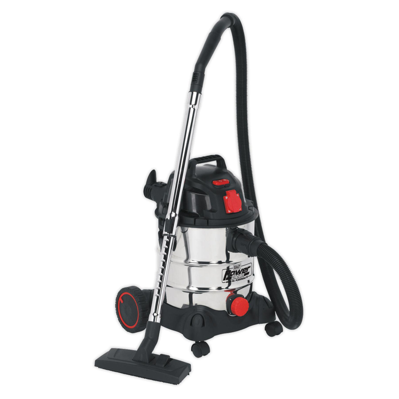 Sealey Vacuum Cleaner Ind 20L 1400W/230V S/Less Drum Auto Start