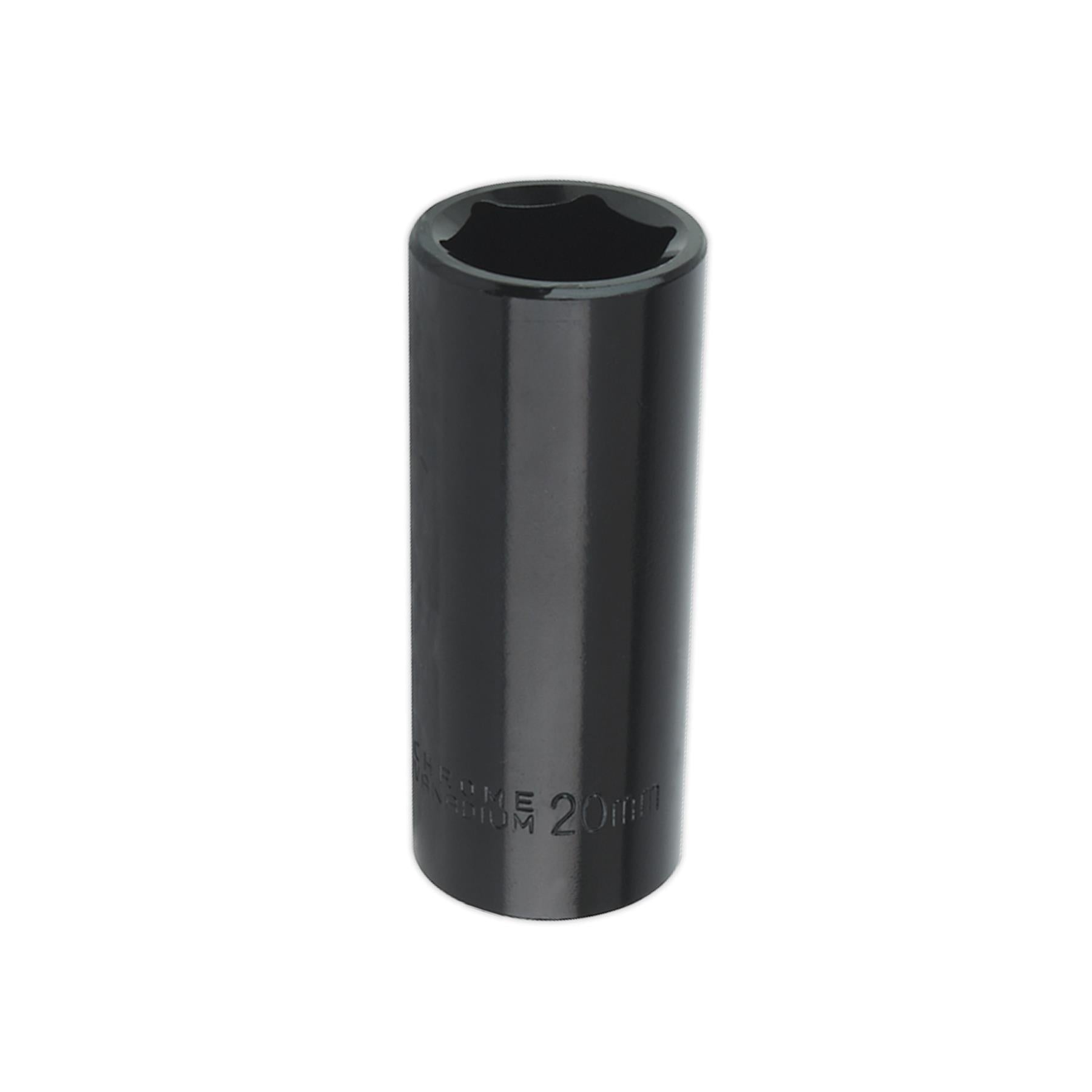 Sealey Impact Socket 20mm Deep 1/2"Sq Drive