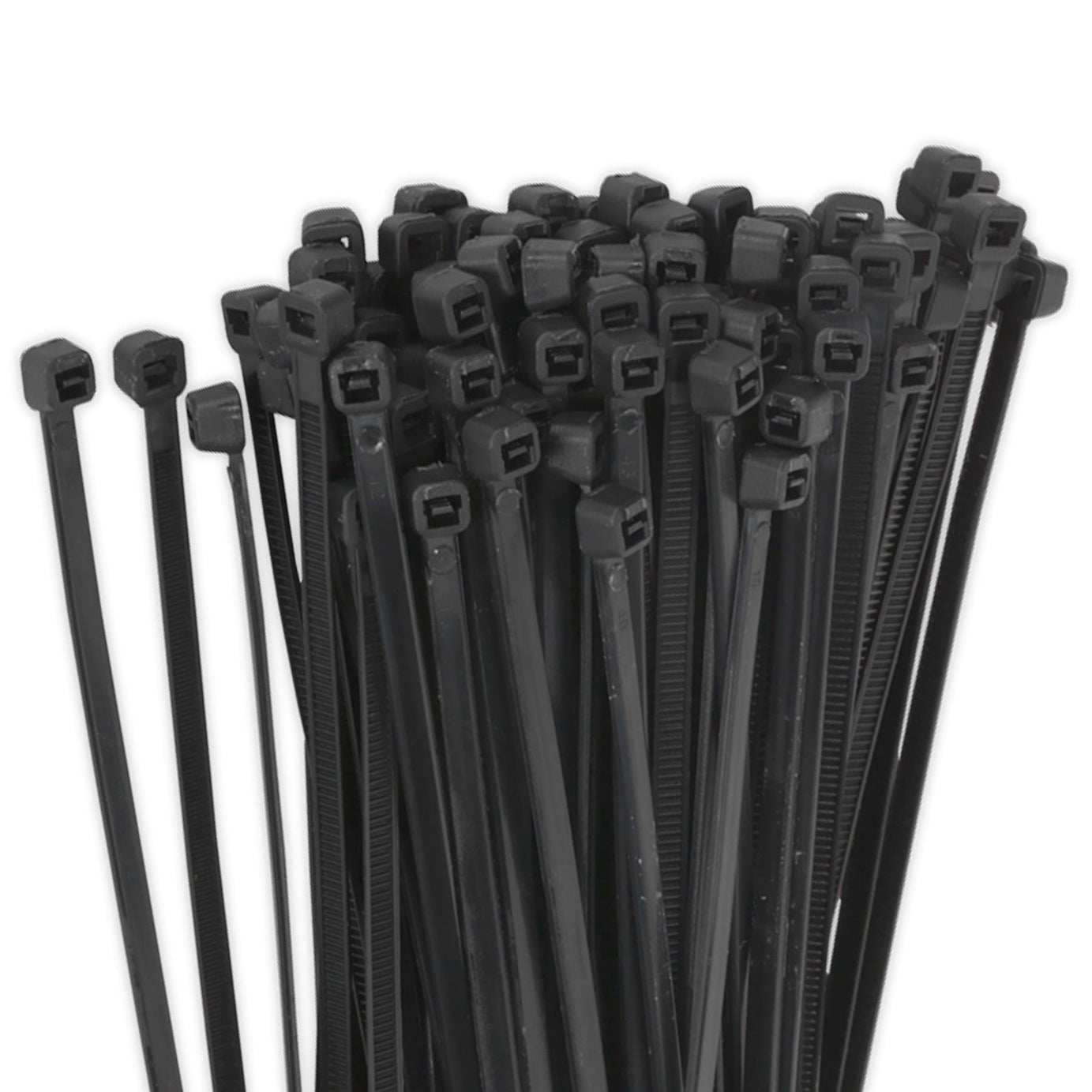 Sealey Cable Tie 150 x 3.6mm Black Pack of 100, Manufactured From Nylon