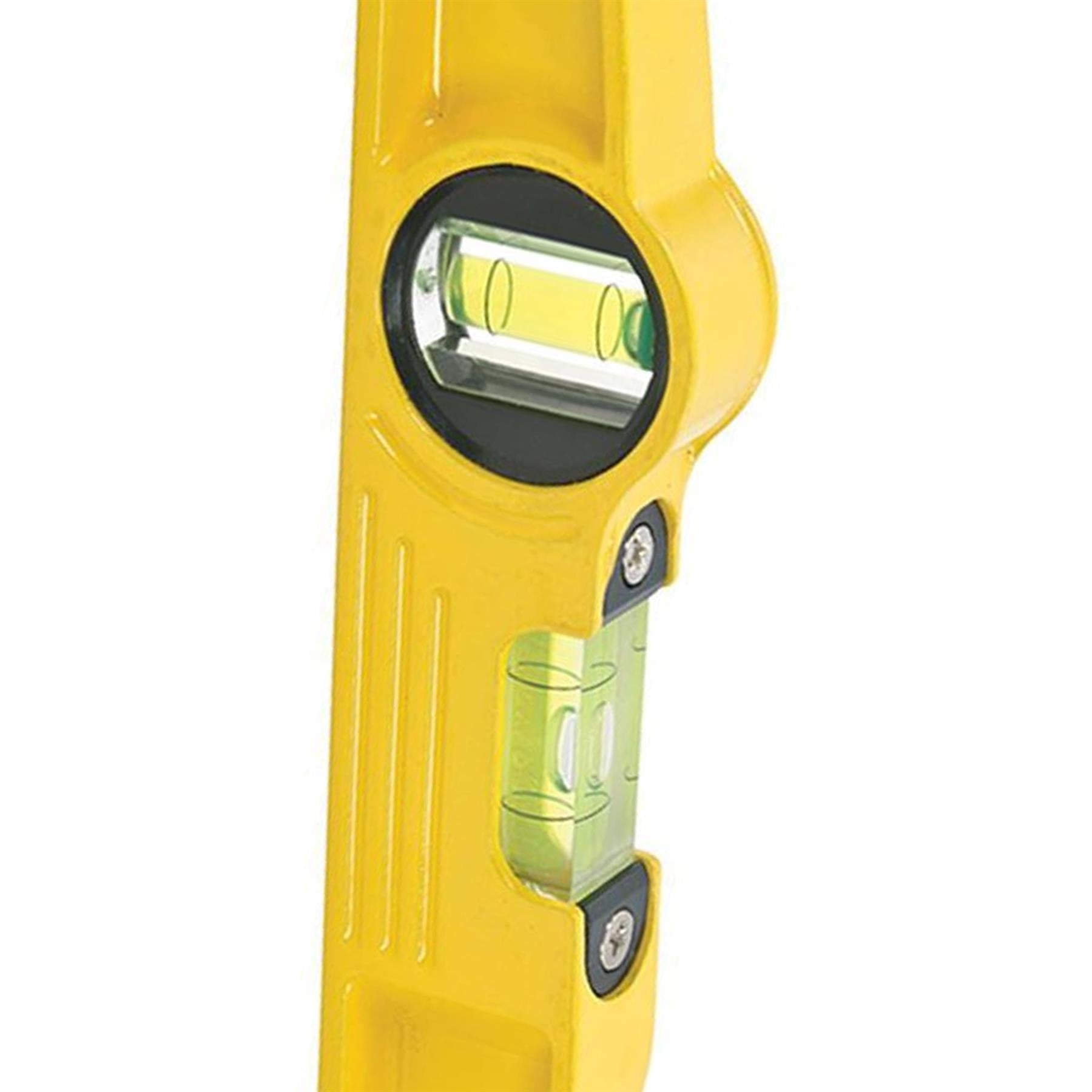 High Visible Magnetic Euro Scaffolders Spirit Level Building Tool 250mm vials