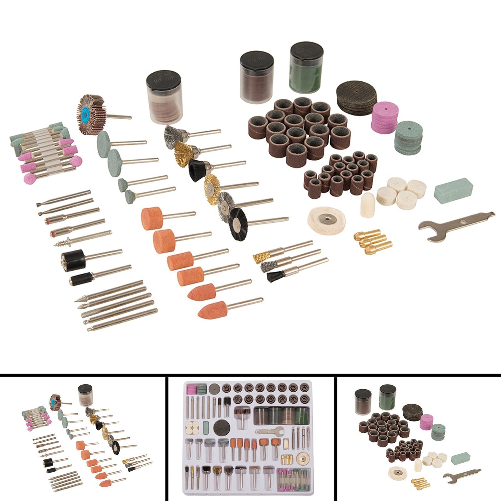 216Pce Rotary Tool Accessory Kit And Muliti Function Tools W/ Cutting Disk Burrs