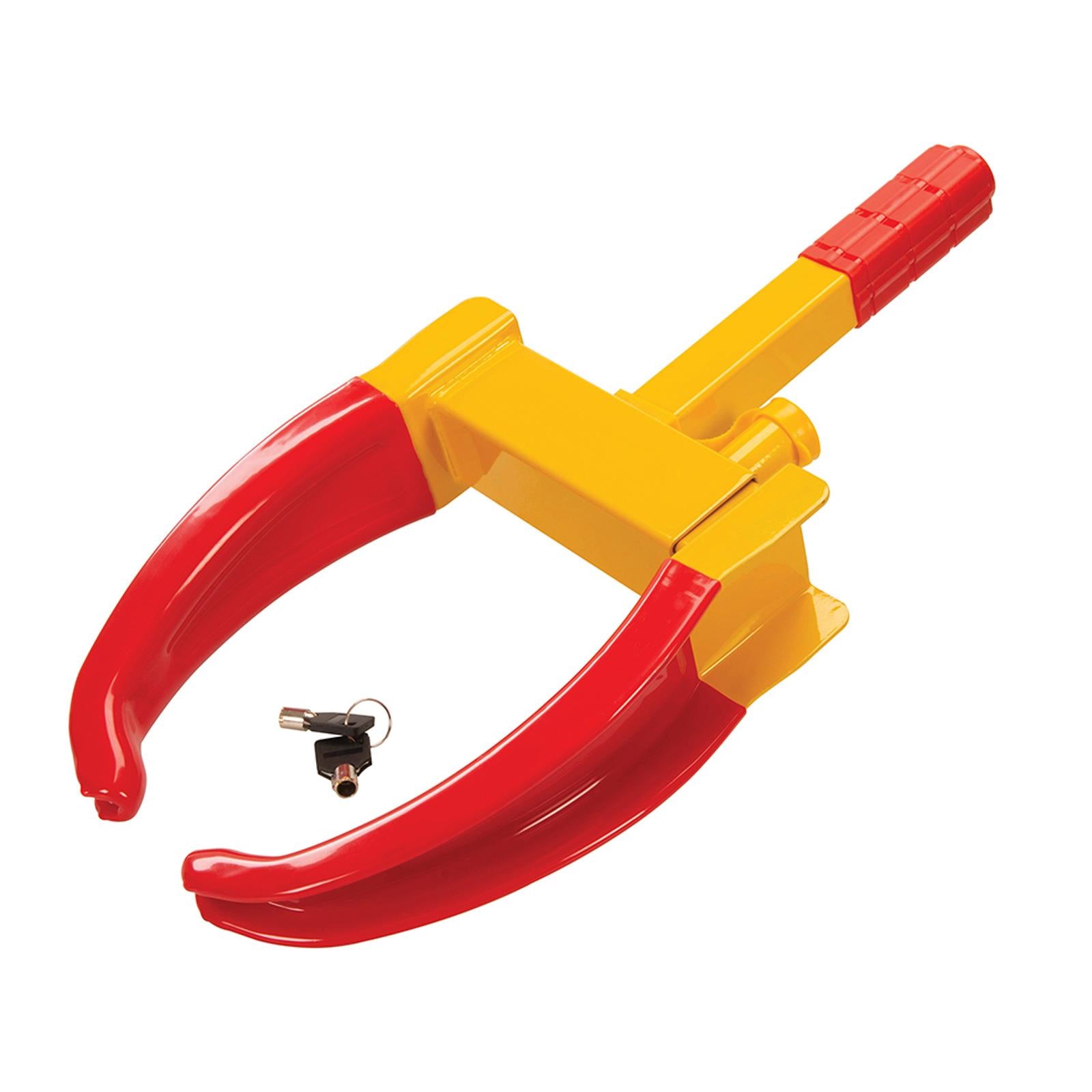 Adjustable Wheel Clamp With 2 Keys Adjustable Jaw Capacity 175 - 225mm