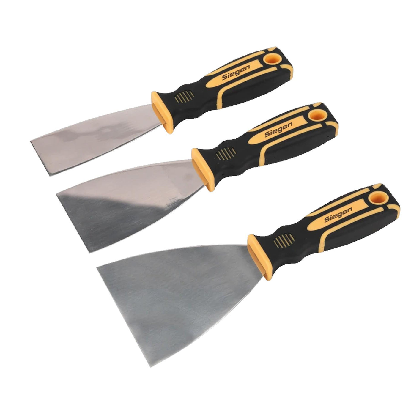 Sealey Polished Stainless Steel  Scraper Set 3pc