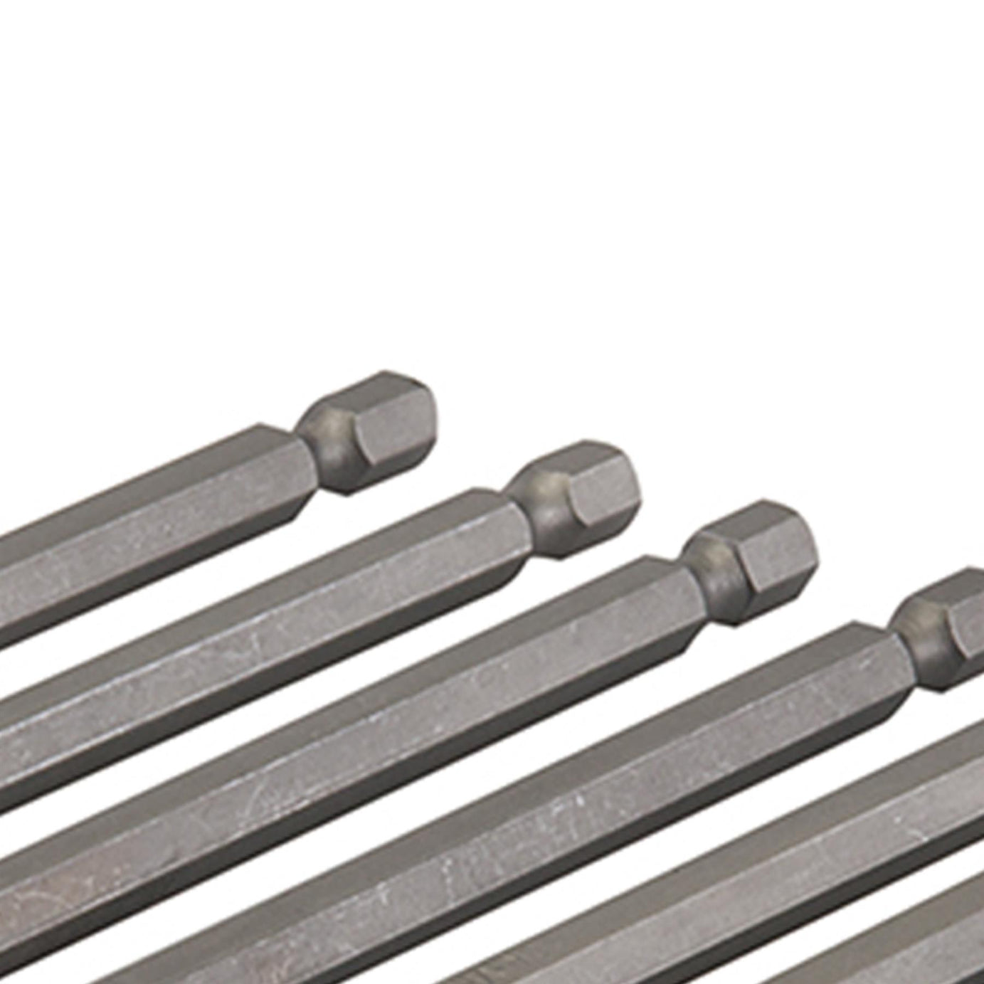 Extra-Long Power Bit Set 9Pce 150mm Chrome Vanadium Steel Slotted, Pz & Phillips