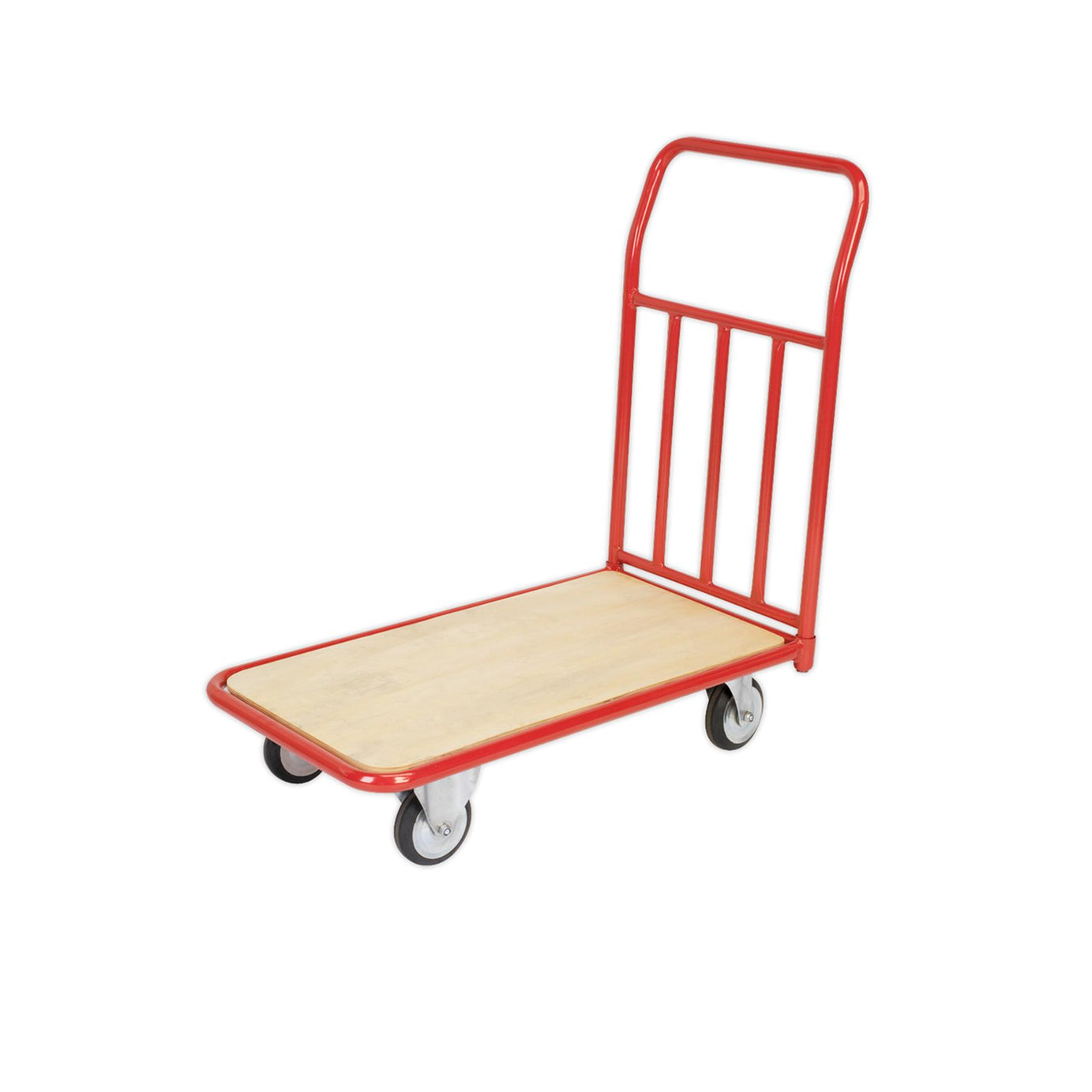 Sealey Platform Truck 250kg Capacity Heavy-Duty Tubular Steel Bumper