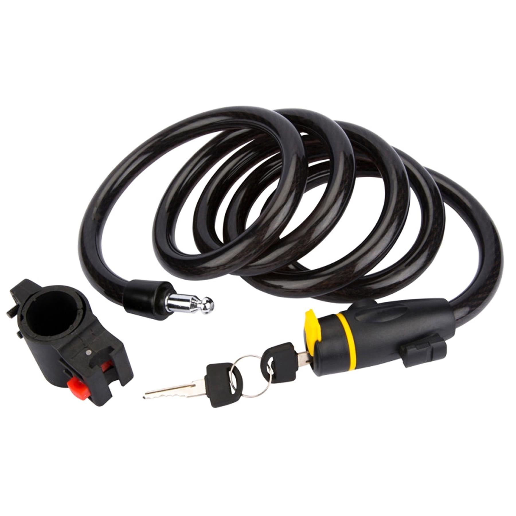 BlueSpot 15mm x 1.8m Locking Security Cable Weather Resistant For Bike Cycles New