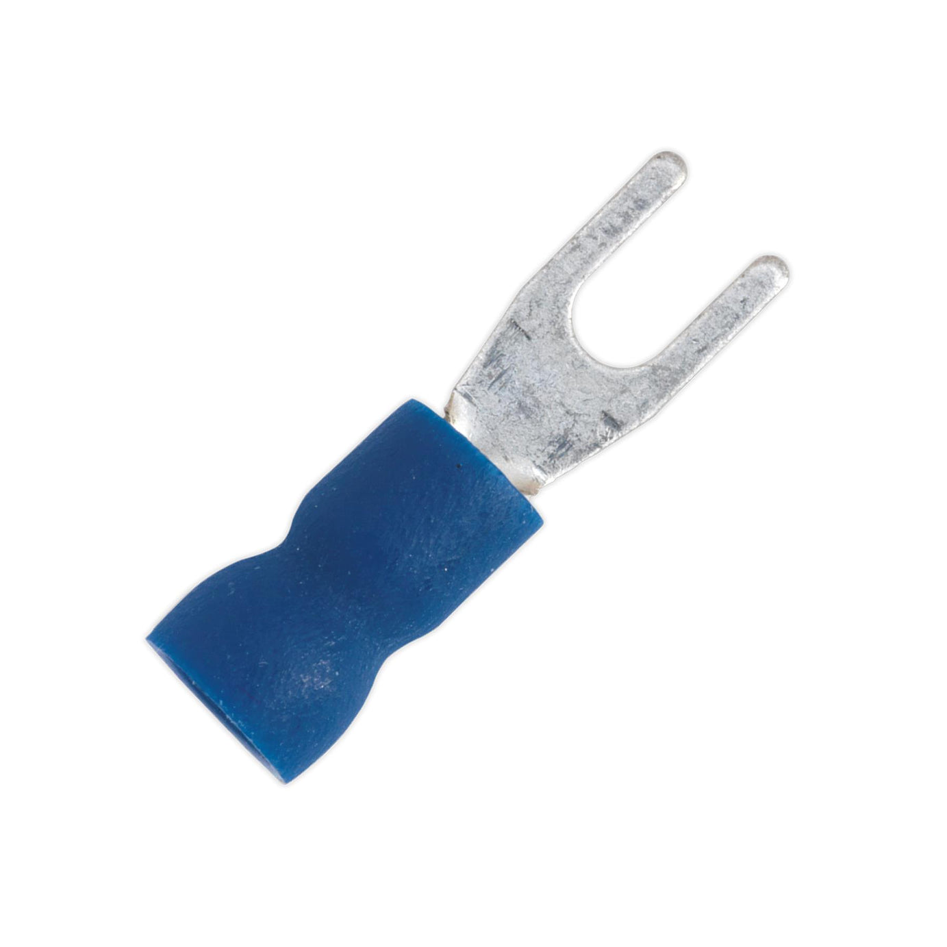 Sealey Easy-Entry Fork Terminal �3.7mm (4BA) Blue Pack of 100