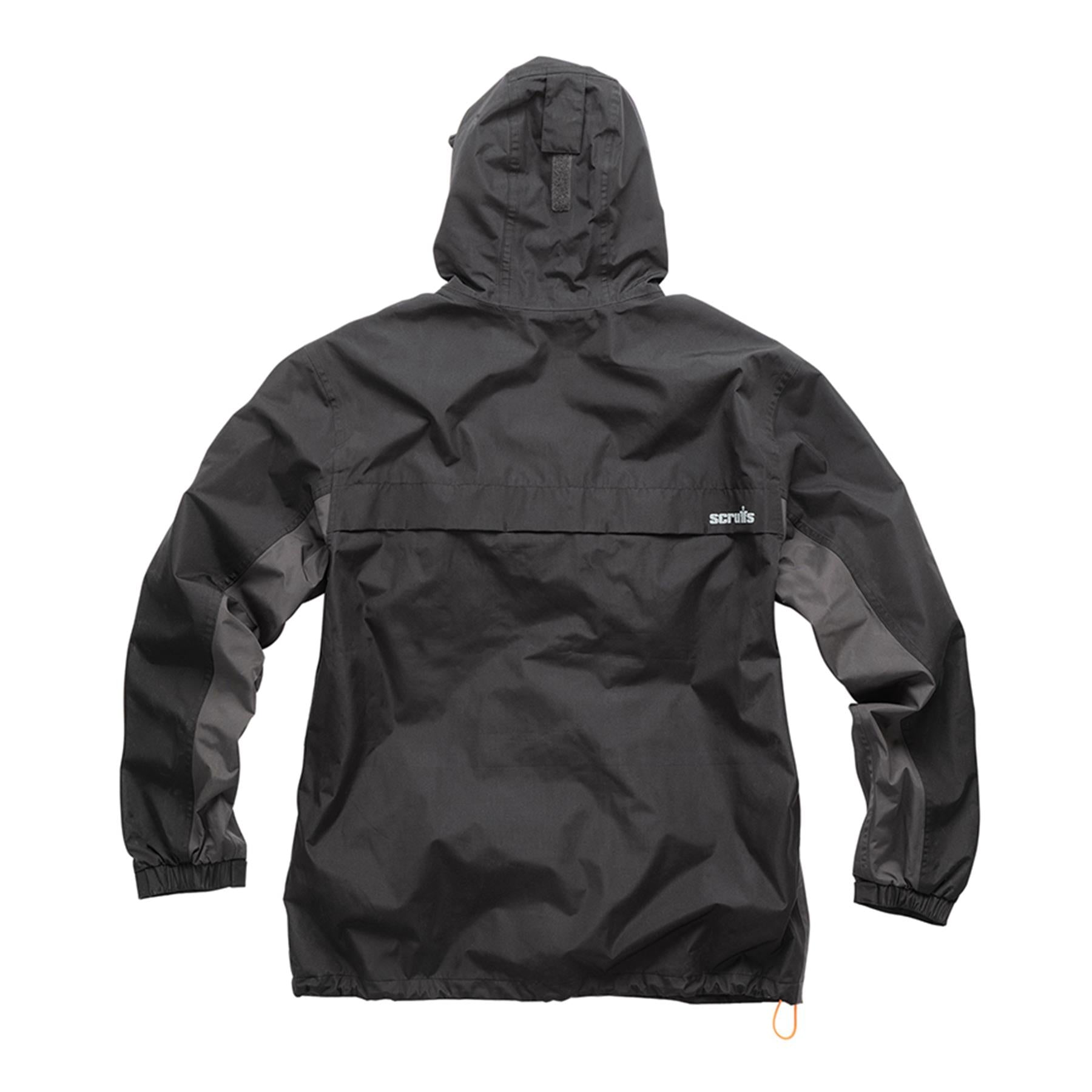 SCRUFFS Waterproof Worker Jacket Black/Graphite XL Lightweight Robust NEW 2019 XL
