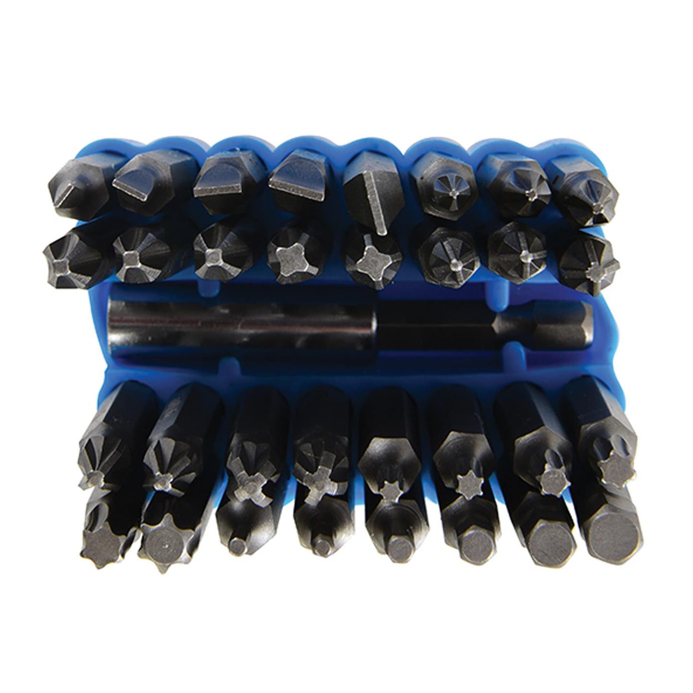 33 Pce Screwdriver Bit Set 50mm Chrome Vanadium 5 X Slotted, Bit Holder And Case