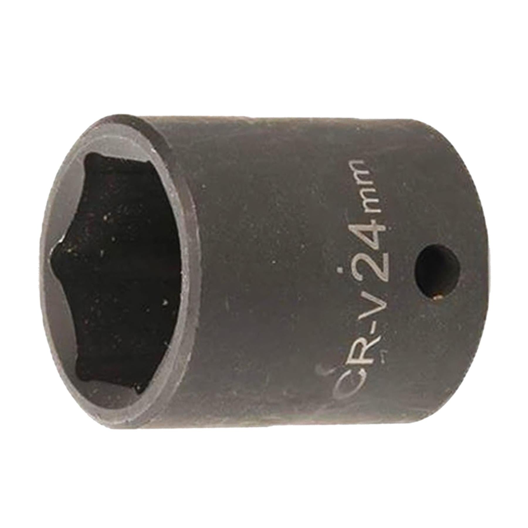 Impact Socket 1/2" Drive 6pt Metric 6 Point Hex Corrotion Resistant Sockets 24mm