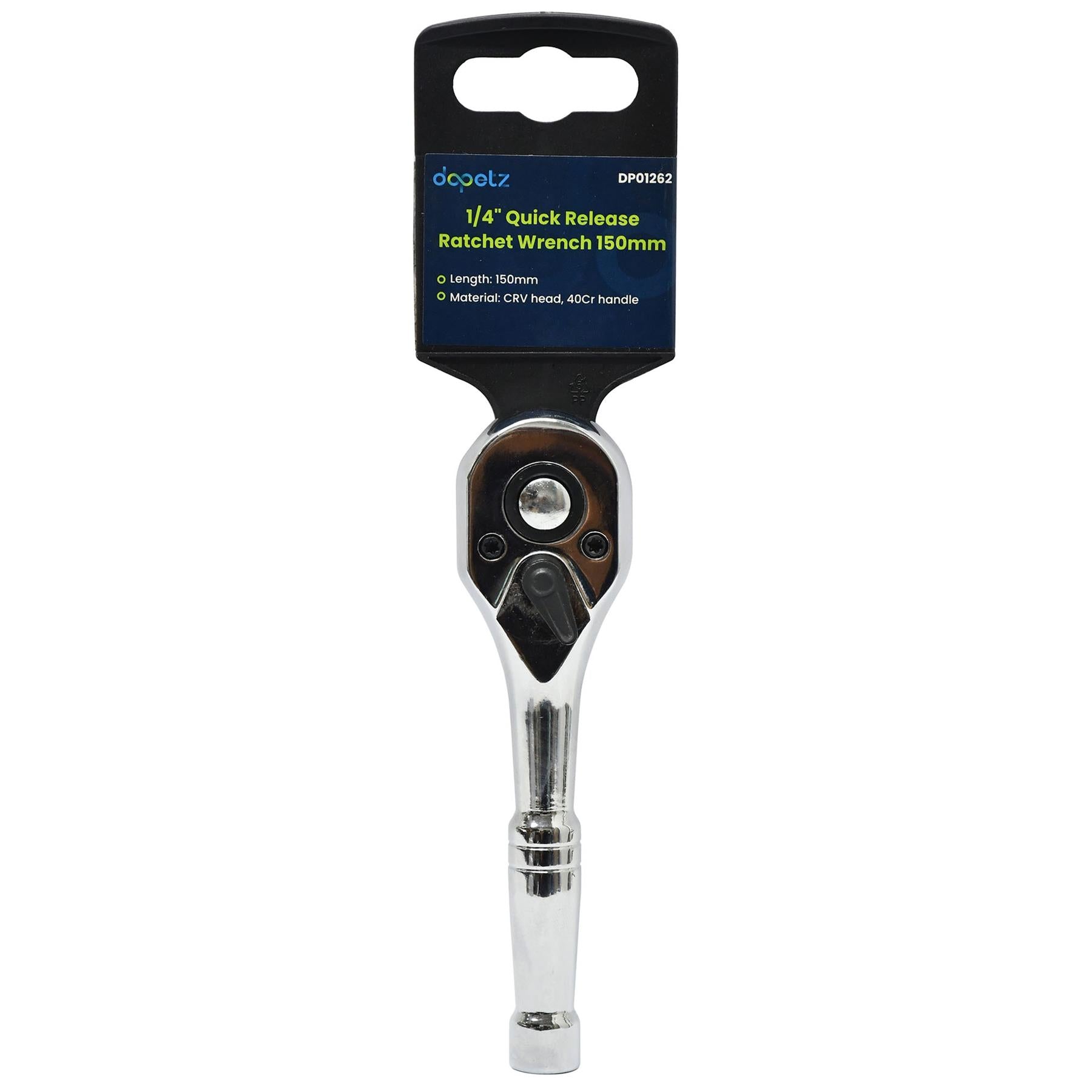 Quick Release Ratchet Wrench 150mm 1/4" Inch Drive With Warranty Crv
