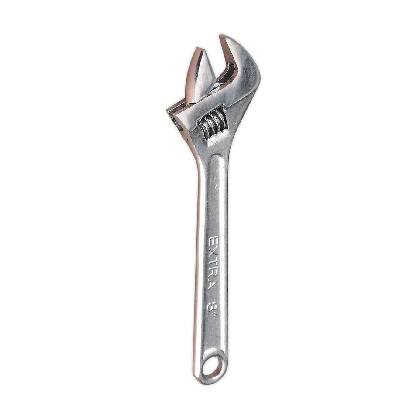 Sealey Adjustable Wrench 200mm Steel with a chrome plated