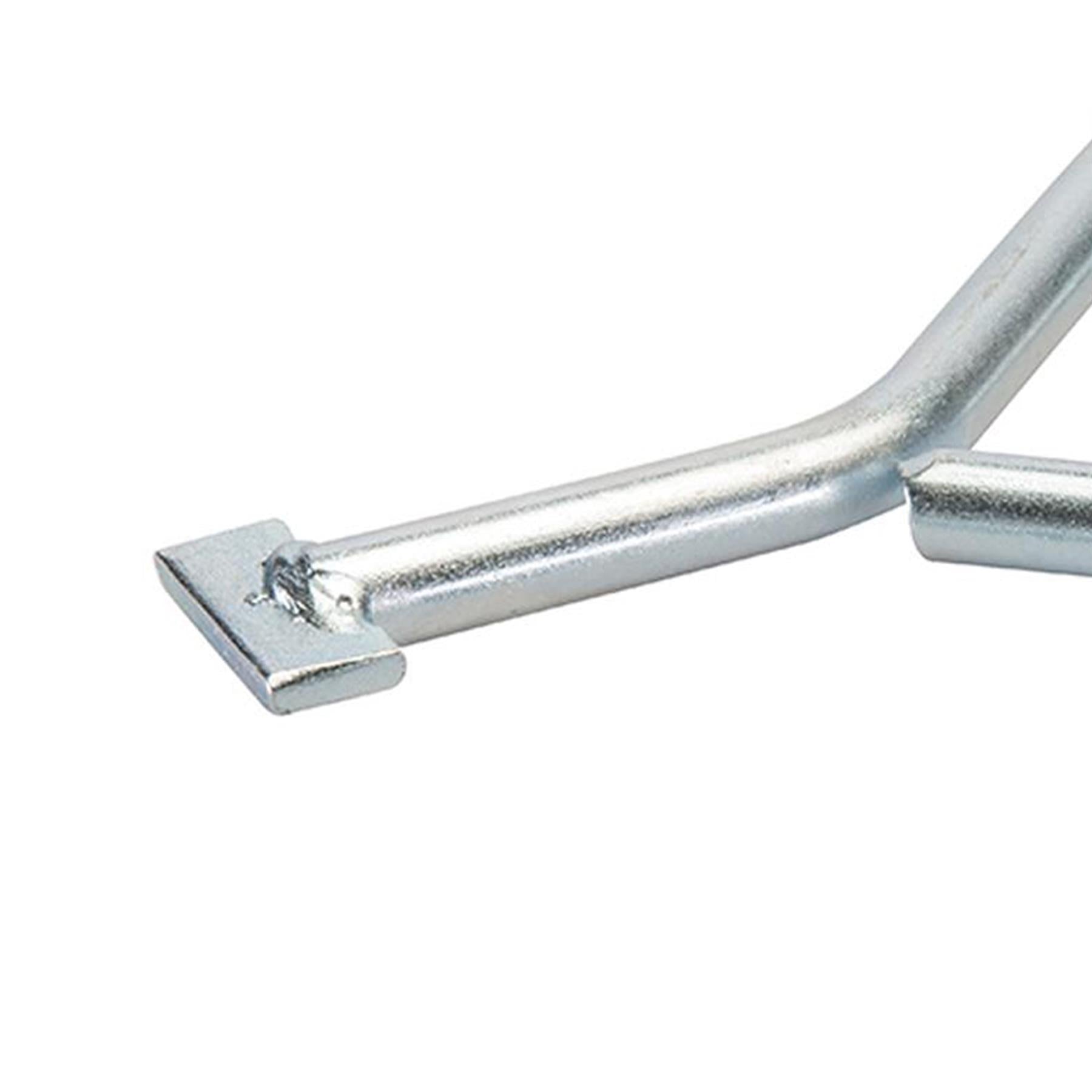 Manhole Cover Keys T-End 170mm Heavy Duty, Zinc-Plated Carbon Steel 2Pk