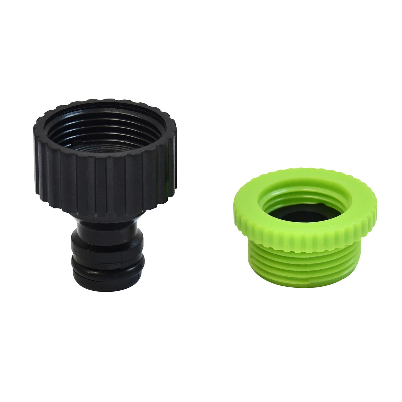 Tap Adaptor 1/2" & 3/4" Garden Watering Water Hose Pipe Plastic Connector Fitting
