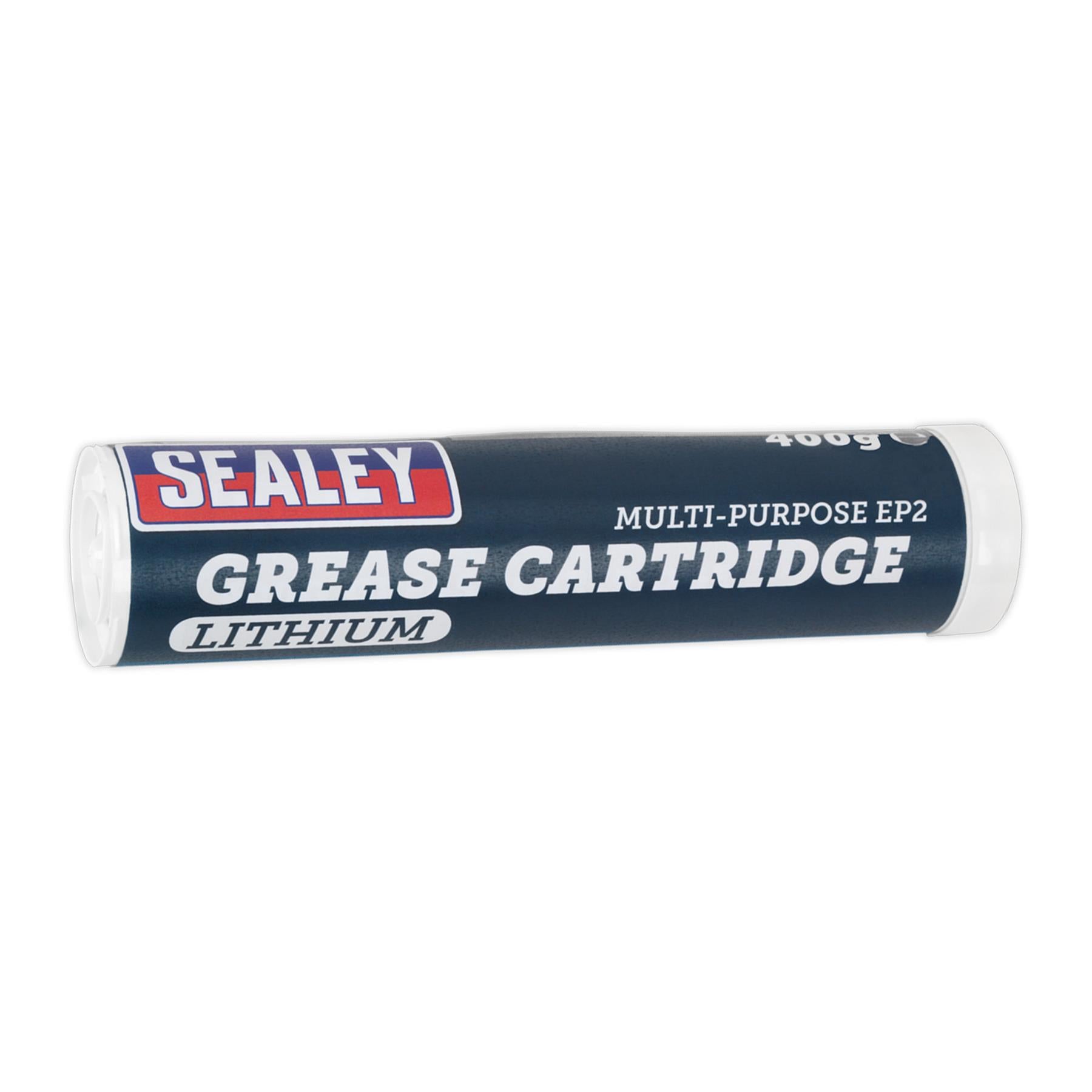 Sealey Grease Cartridge EP2 Lithium 400g Pack of 12