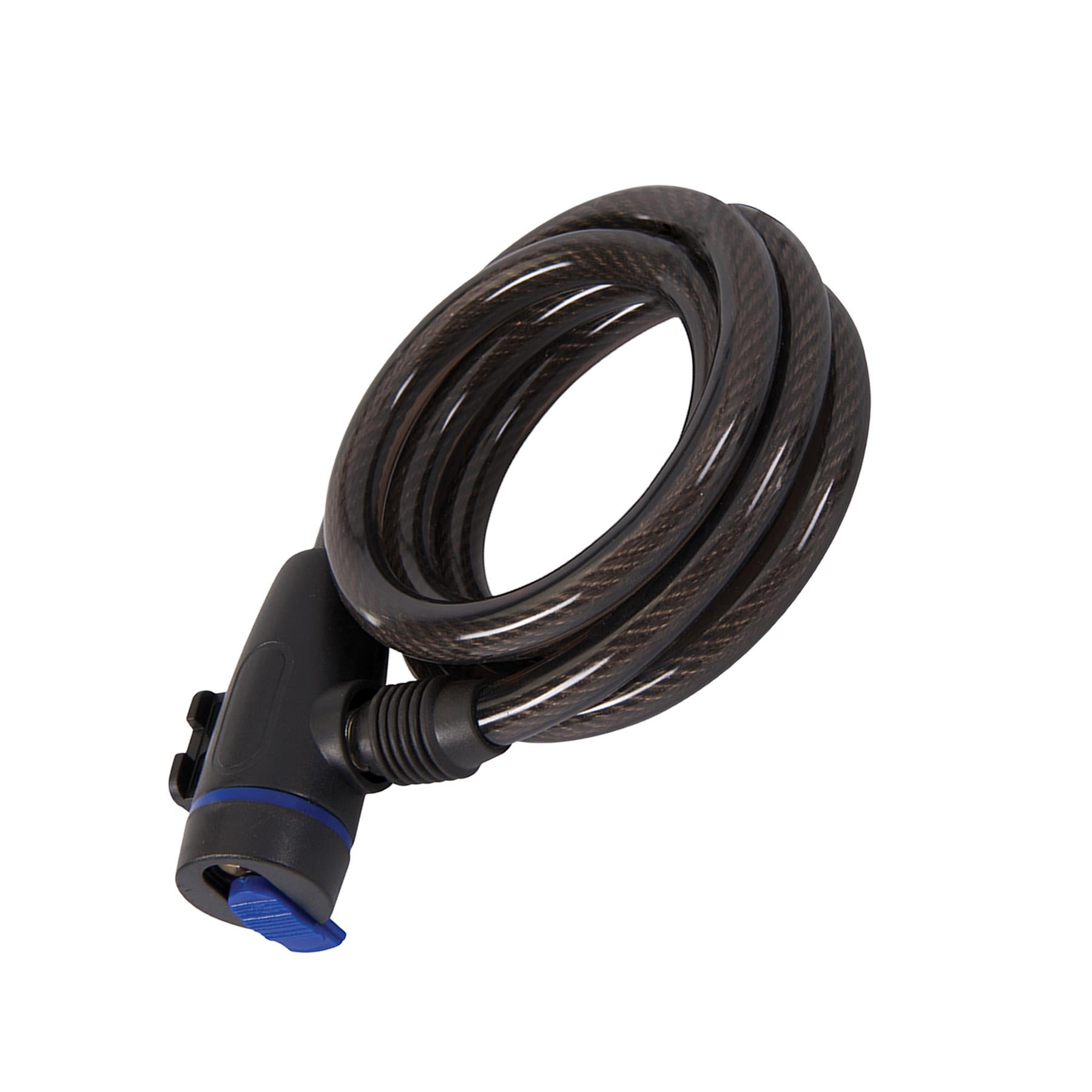 Coiled Bike Lock - 12 X 1500mm