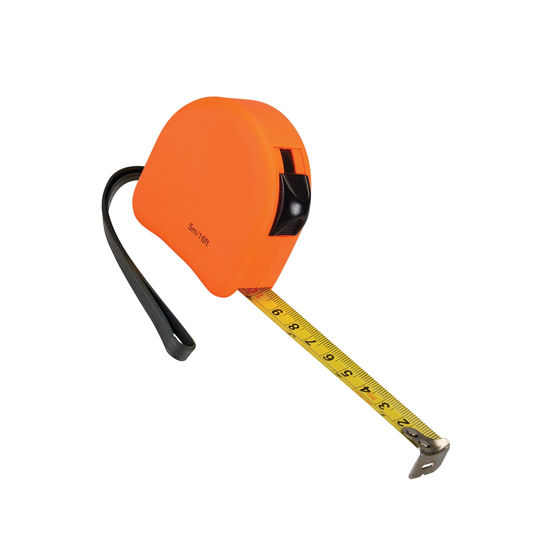 Hi-Vis Contour Tape 5M X 19mm Building Woodwork Ruler Strap Diy Brand New