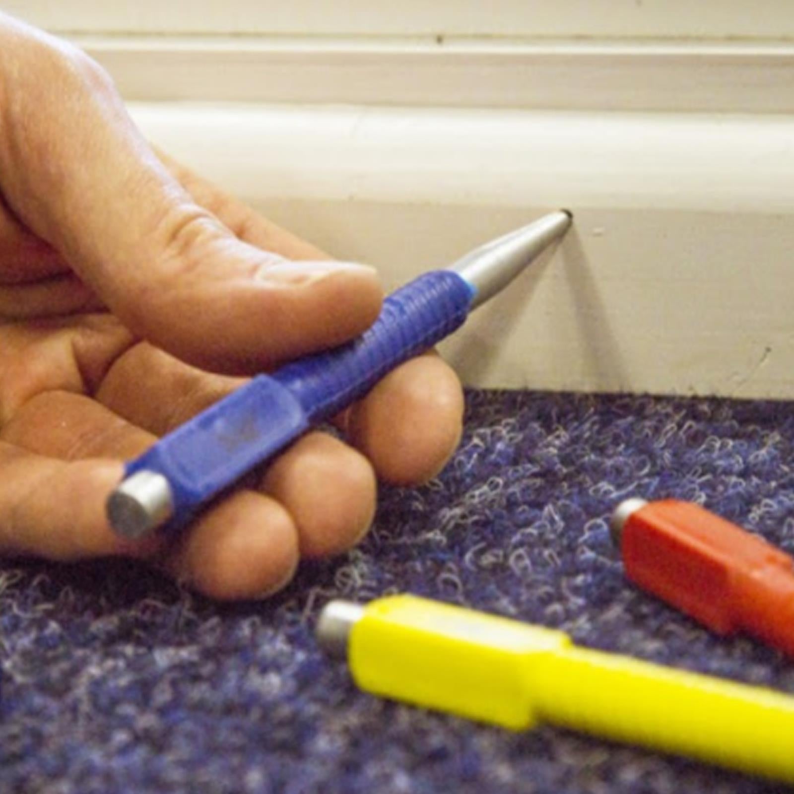 BlueSpot 3Pce Nail Punch Set Colour Coded Carbon Steel 1/32" 1/16" 3/32" 1.5/2/3mm