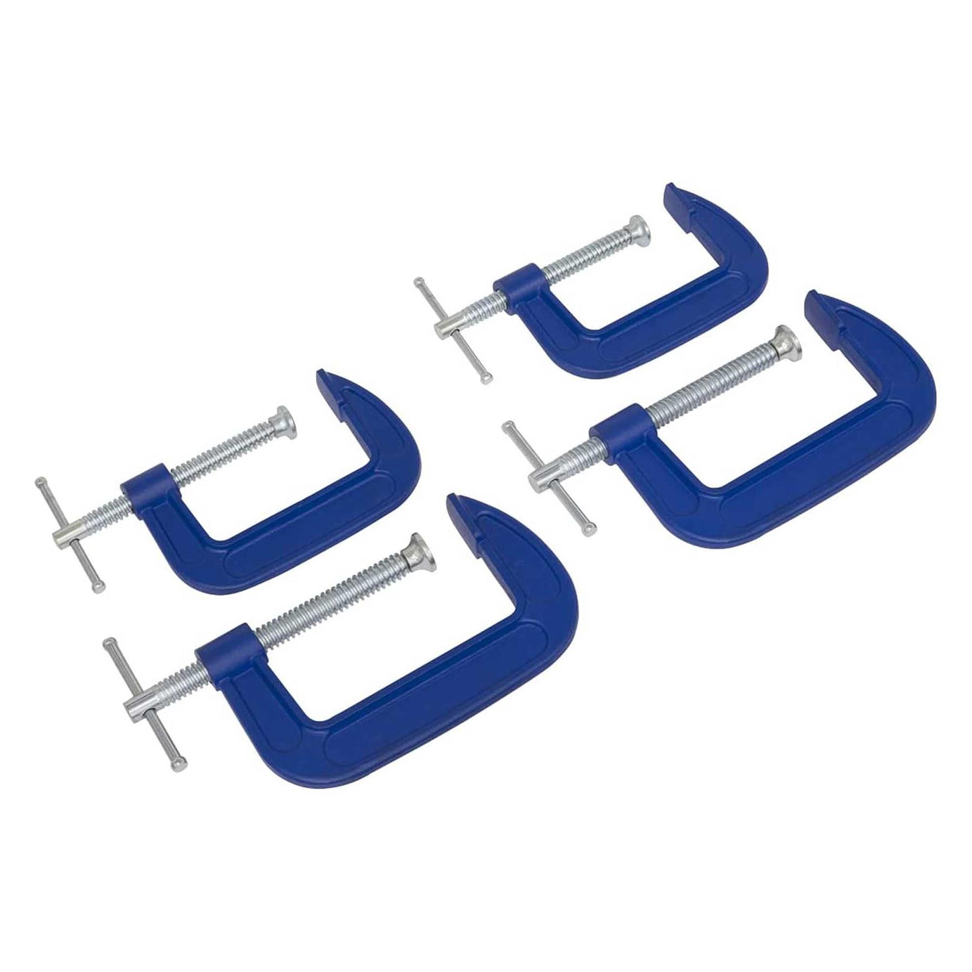 Sealey G-Clamp Set 75mm & 100mm - 4pc