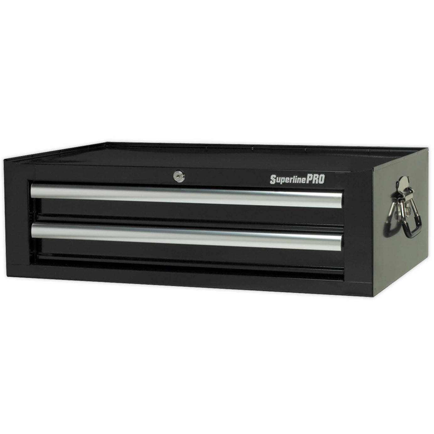 Sealey Mid-Box 2 Drawer with Ball Bearing Slides - Black