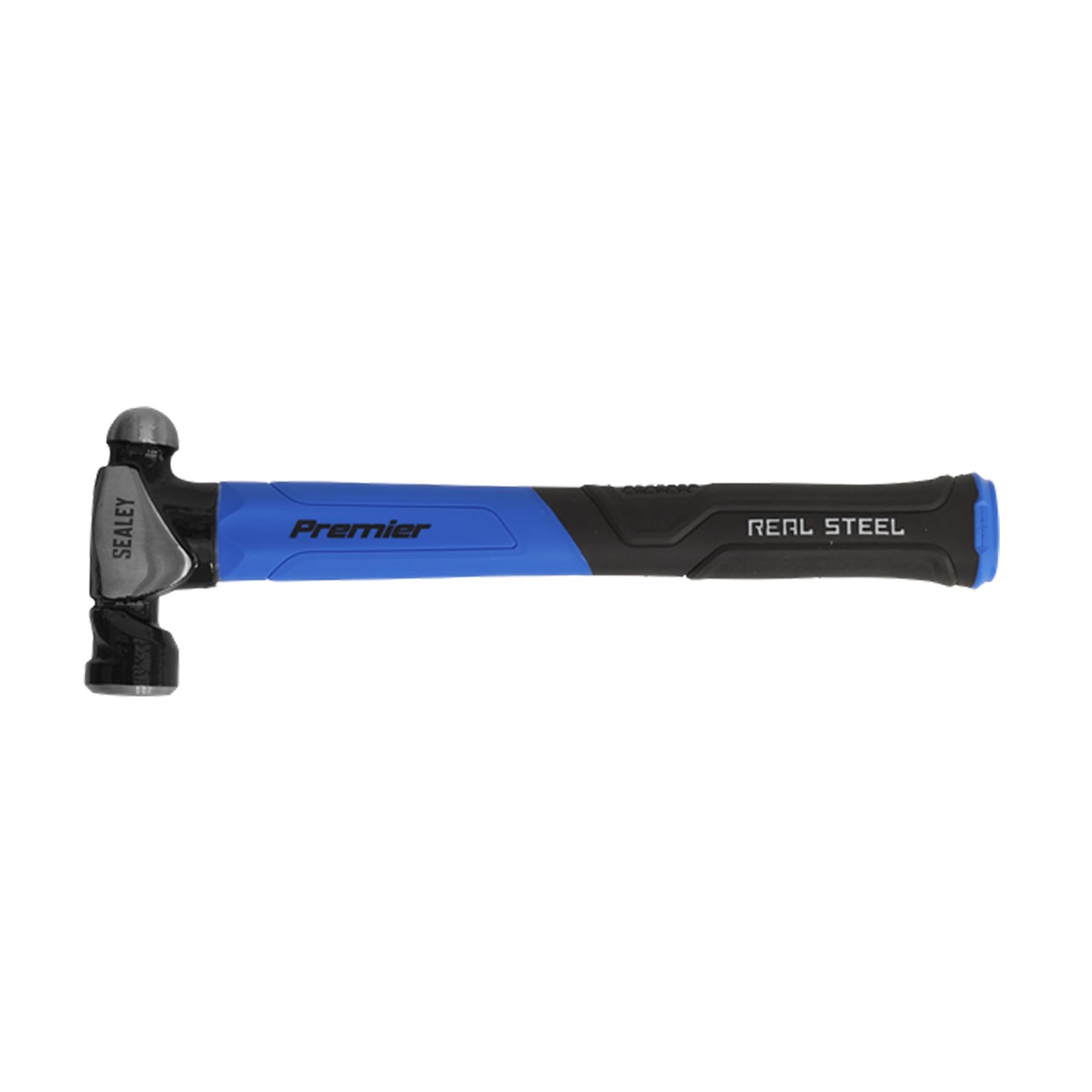 Sealey Ball Pein Hammer with Fibreglass Shaft 24oz