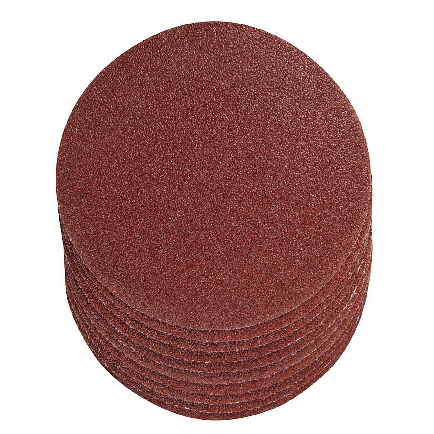 Hook & Loop Sanding Disc 125mm 10Pk - 4 X 60G, 2 X 80G, 2 X 120G & 2 X 240 Grit