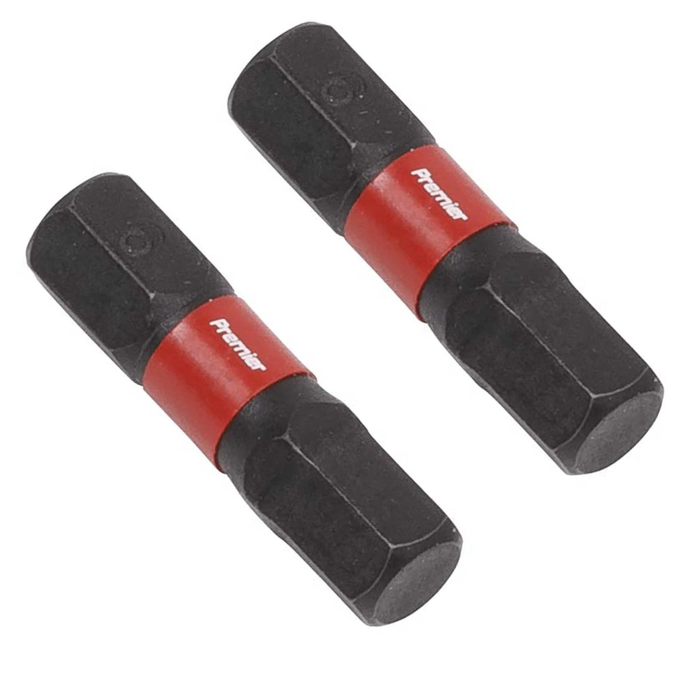 Hex 6mm Impact Power Tool Bits 25mm - 3pc