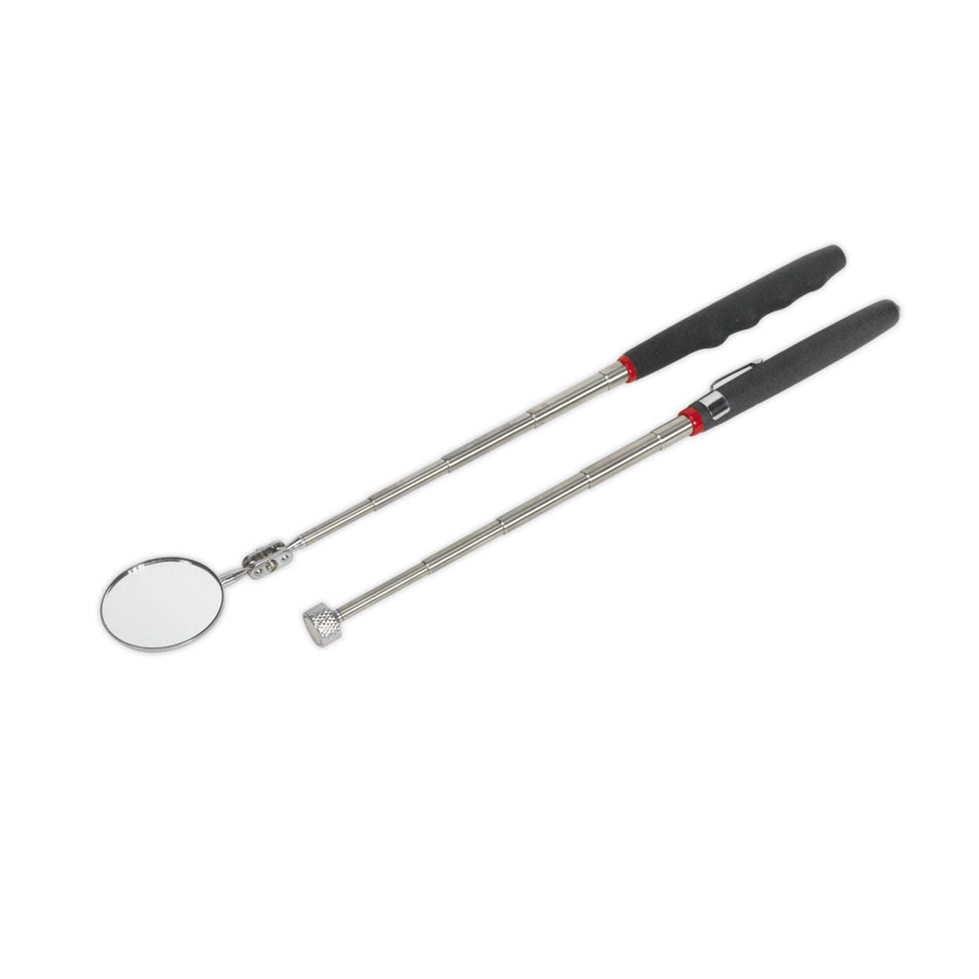 Sealey Telescopic Magnetic Pick-Up Tool & Inspection Mirror Set 2pc