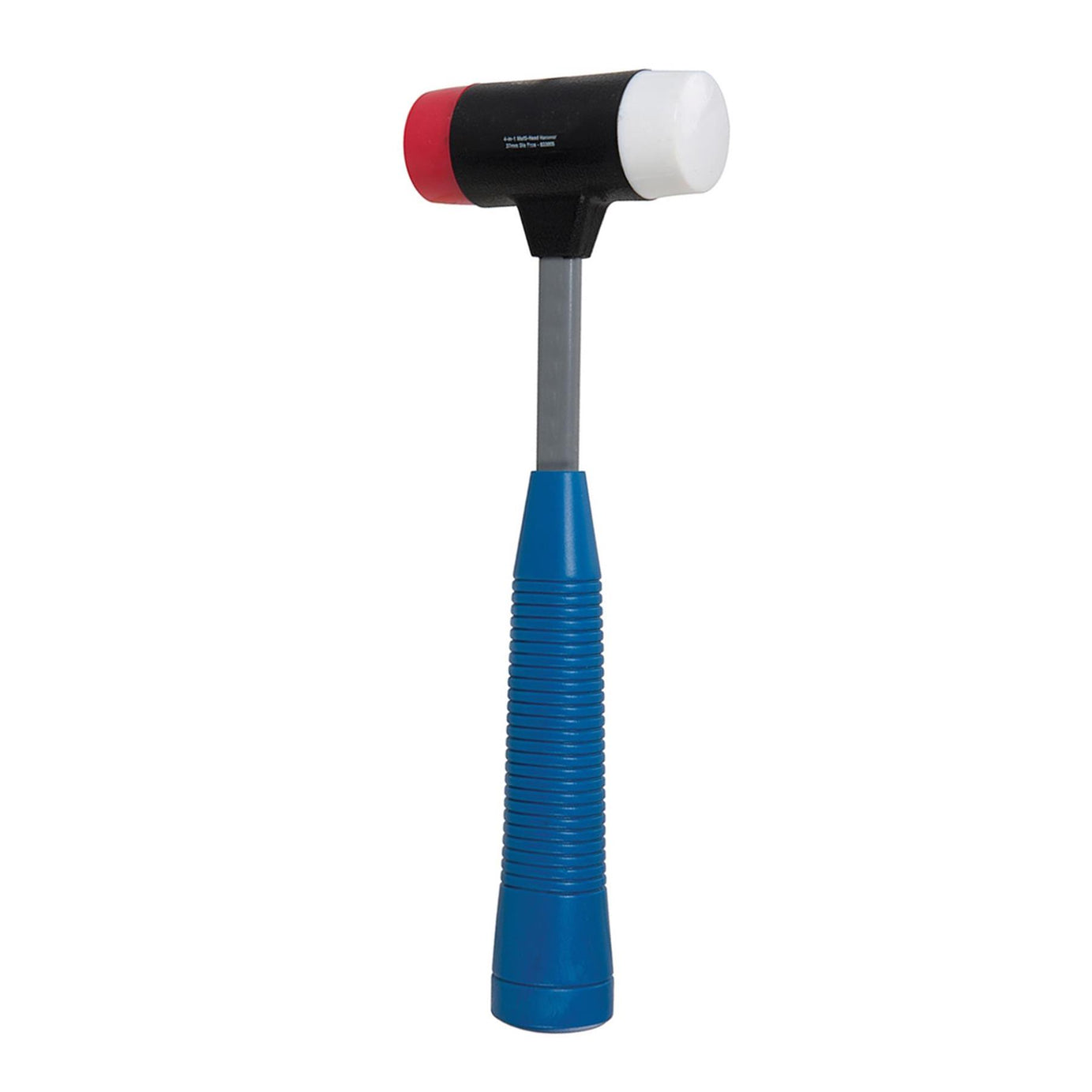 4-In-1 Multi-Head Hammer - 37mm Dia Face Fibreglass Shaft High Shock Absorbency