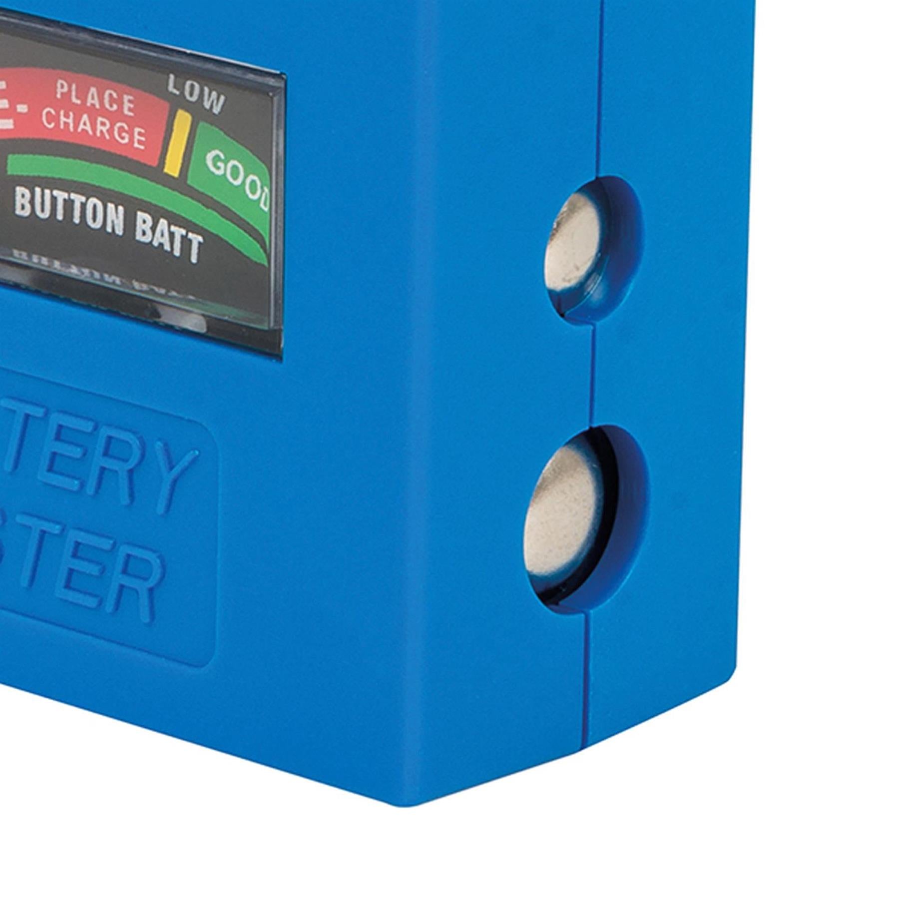 Compact Battery Tester Handy AAA / AA / C / D / 9V / LR1 / A23 / Button Cells