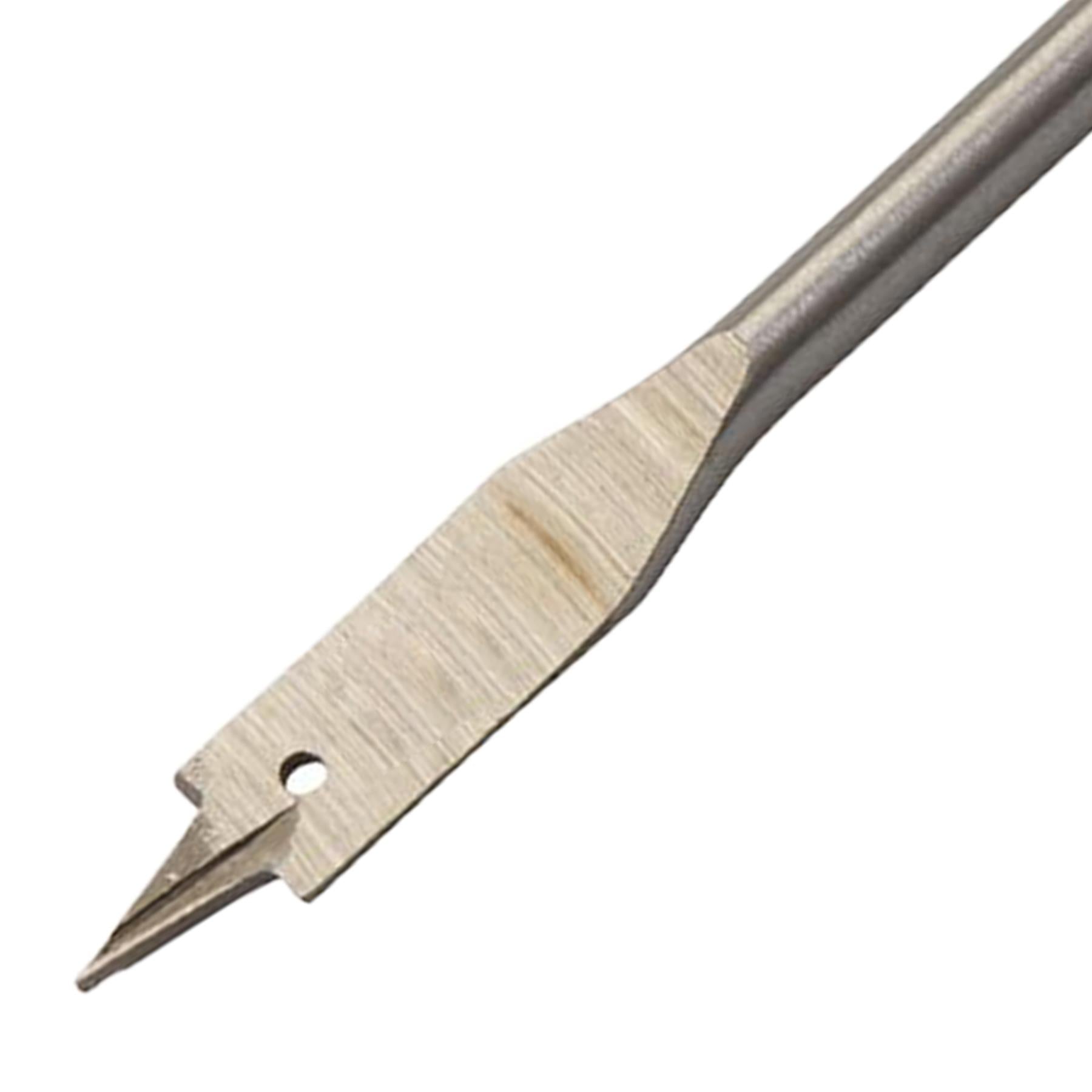 Flat Wood Drill Bit Set Titanium Hole Cutter Borer  Silver 13mm