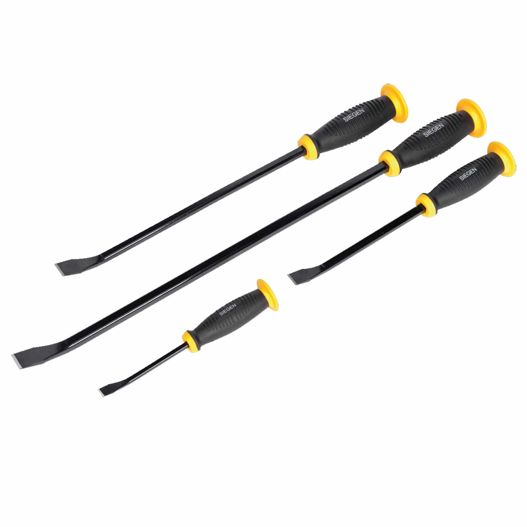 Sealey Pry Bar Set with Hammer Cap 4pc