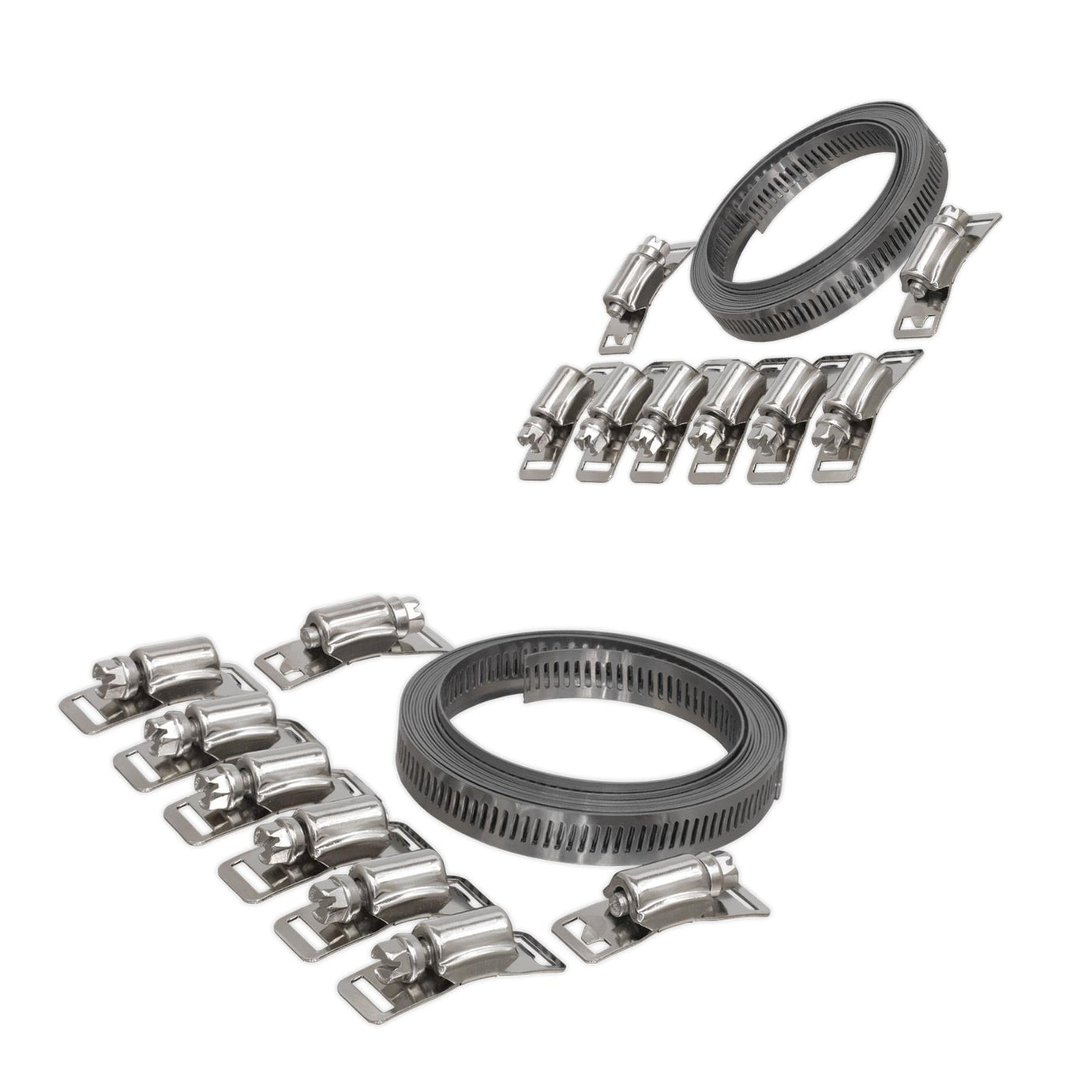 Sealey Hose Clip Set Self-Build 12.7mm Band Width