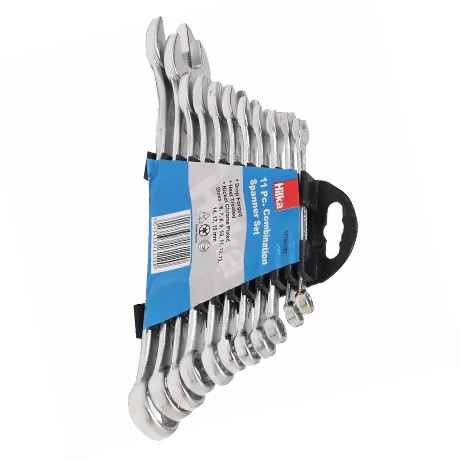 11pc Combination Wrench Set 6-19mm Spanner Mechanic Drop Forged Chrome