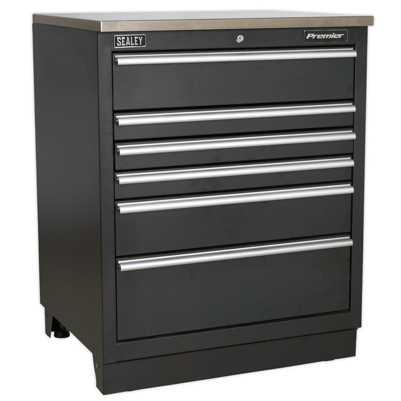 Sealey Premier 1.7m Corner Storage System - Oak Worktop