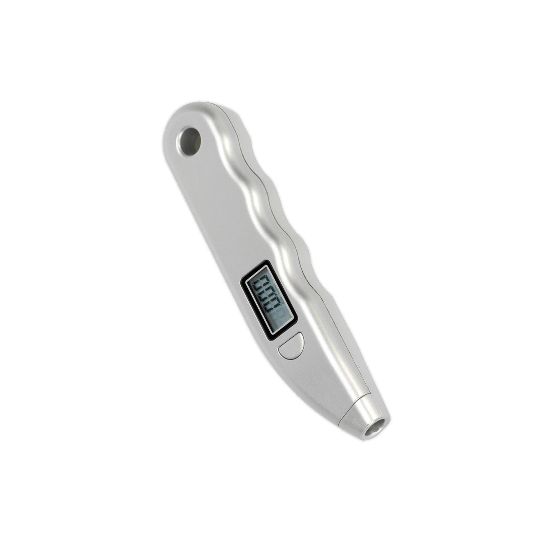 Sealey Digital Tyre Pressure Gauge 0-7bar(0-100psi) Includes 1x CR2032 Battery