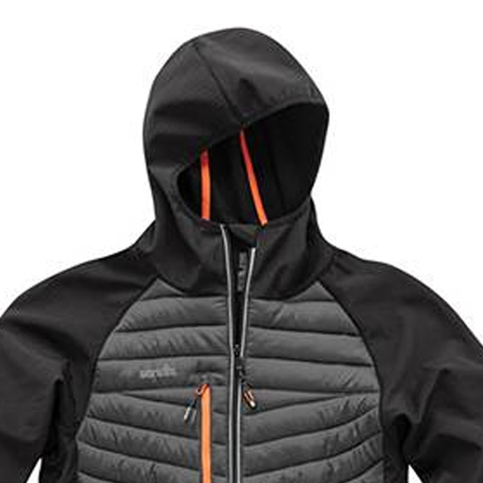 Scruffs Trade Thermo Jacket New 4 Way Flex Winter Coat- XX-Large , Black