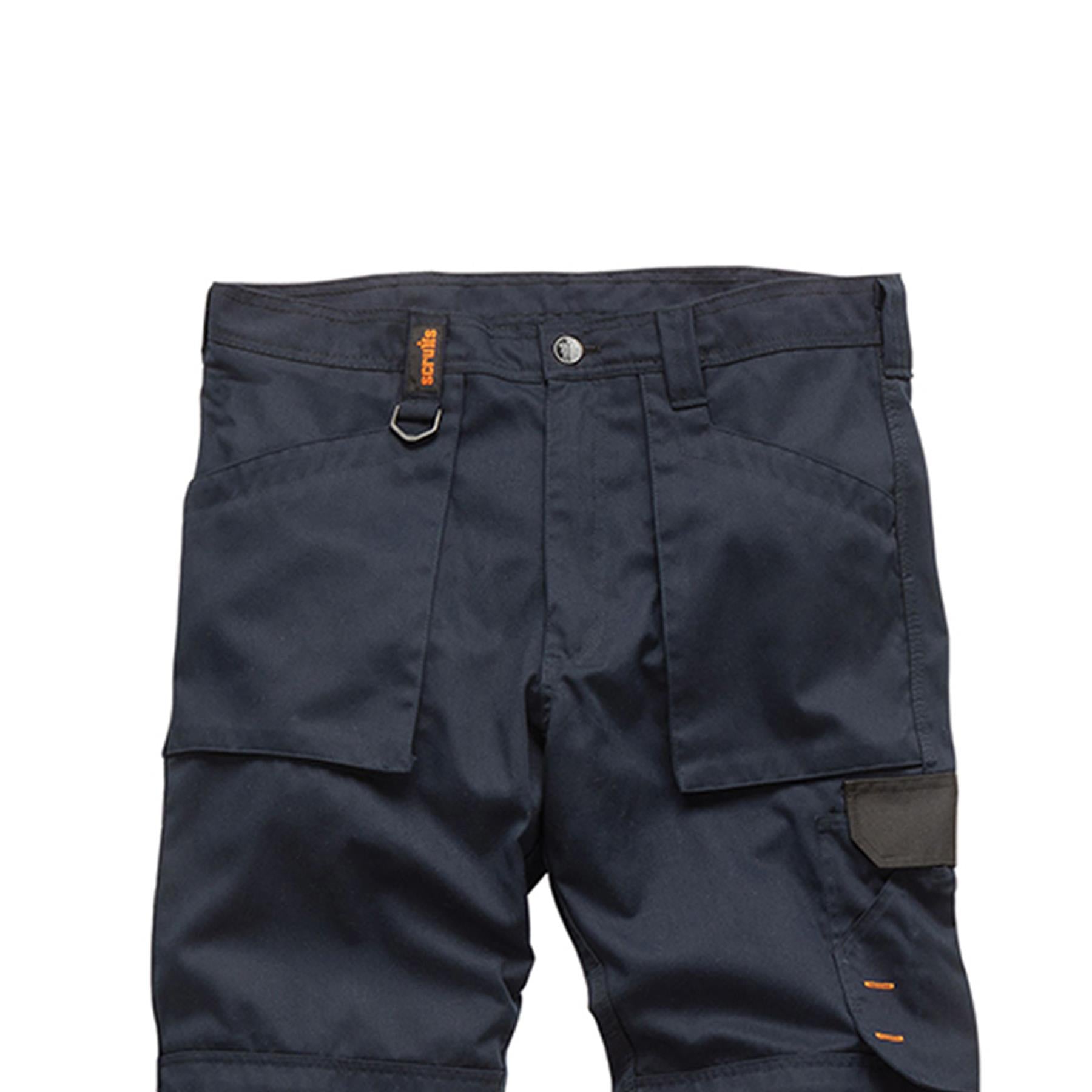 Scruffs Worker Trousers | Trade Hard Wearing Work Trousers NAVY (36R)