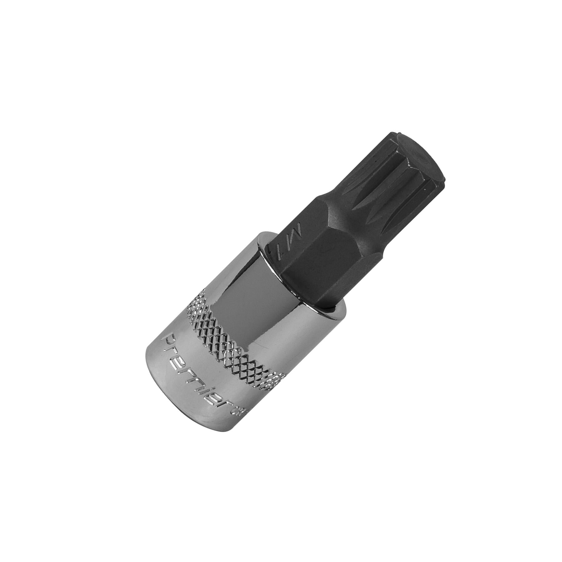 Sealey Spline Socket Bit M12 3/8"Sq Drive Chrome Vanadium Steel