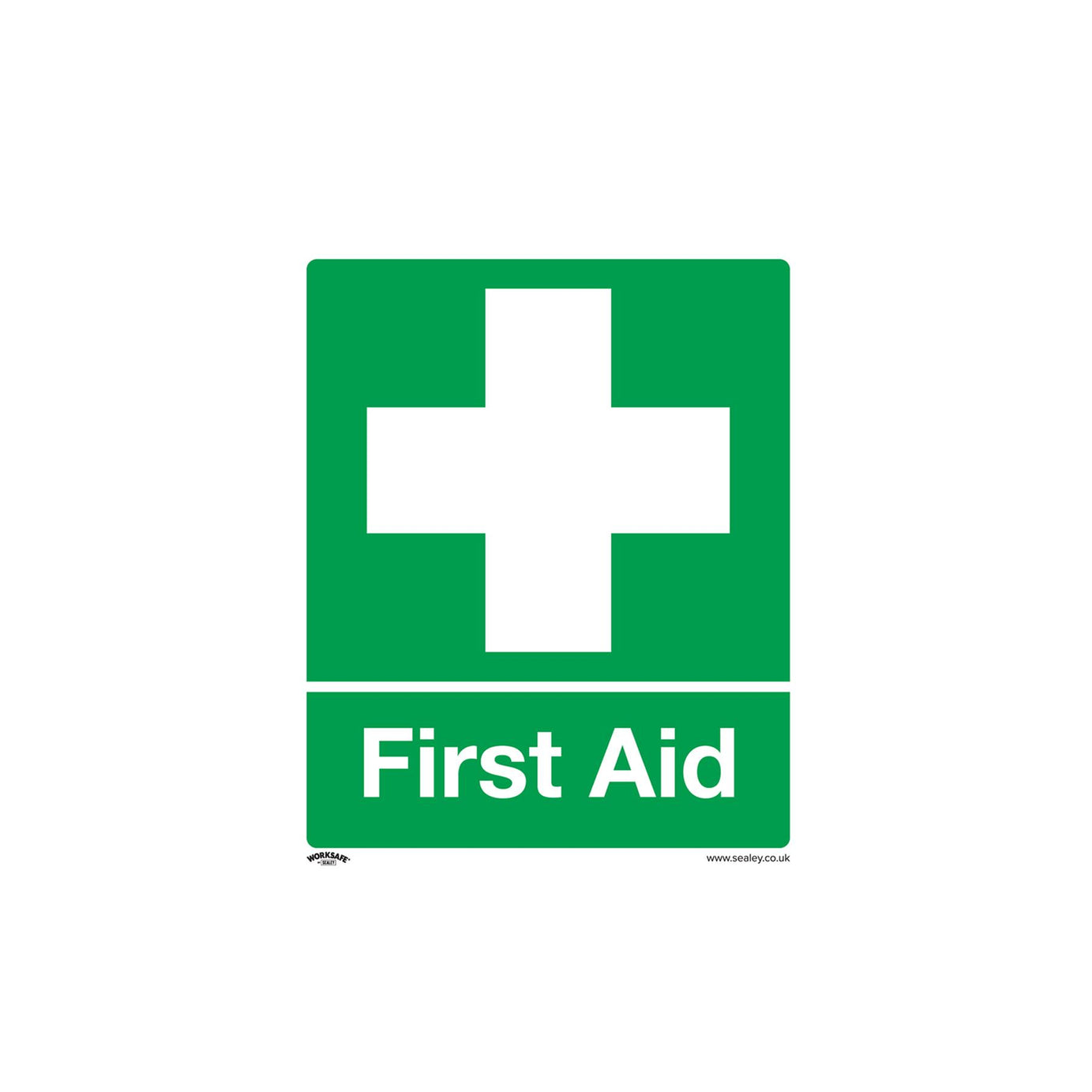 Safety Sign - First Aid - Rigid Plastic