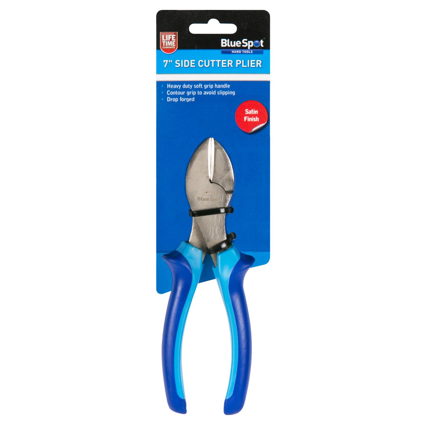 BlueSpot Side Cutting Pliers Wire Cutters Electricians Linemans Plier Tool 180mm